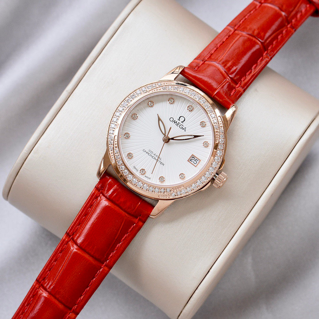Omeg* - New Ladies' Quartz Watch 35MM