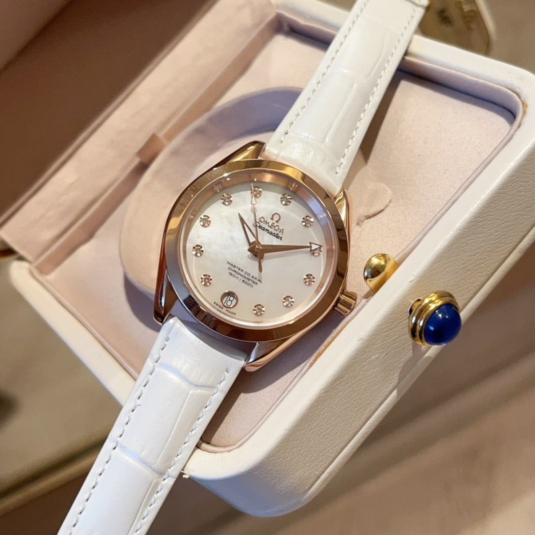 Omeg* Seamaster Aqua Terra 150 Master Chronometer Ladies' Watch 34MM