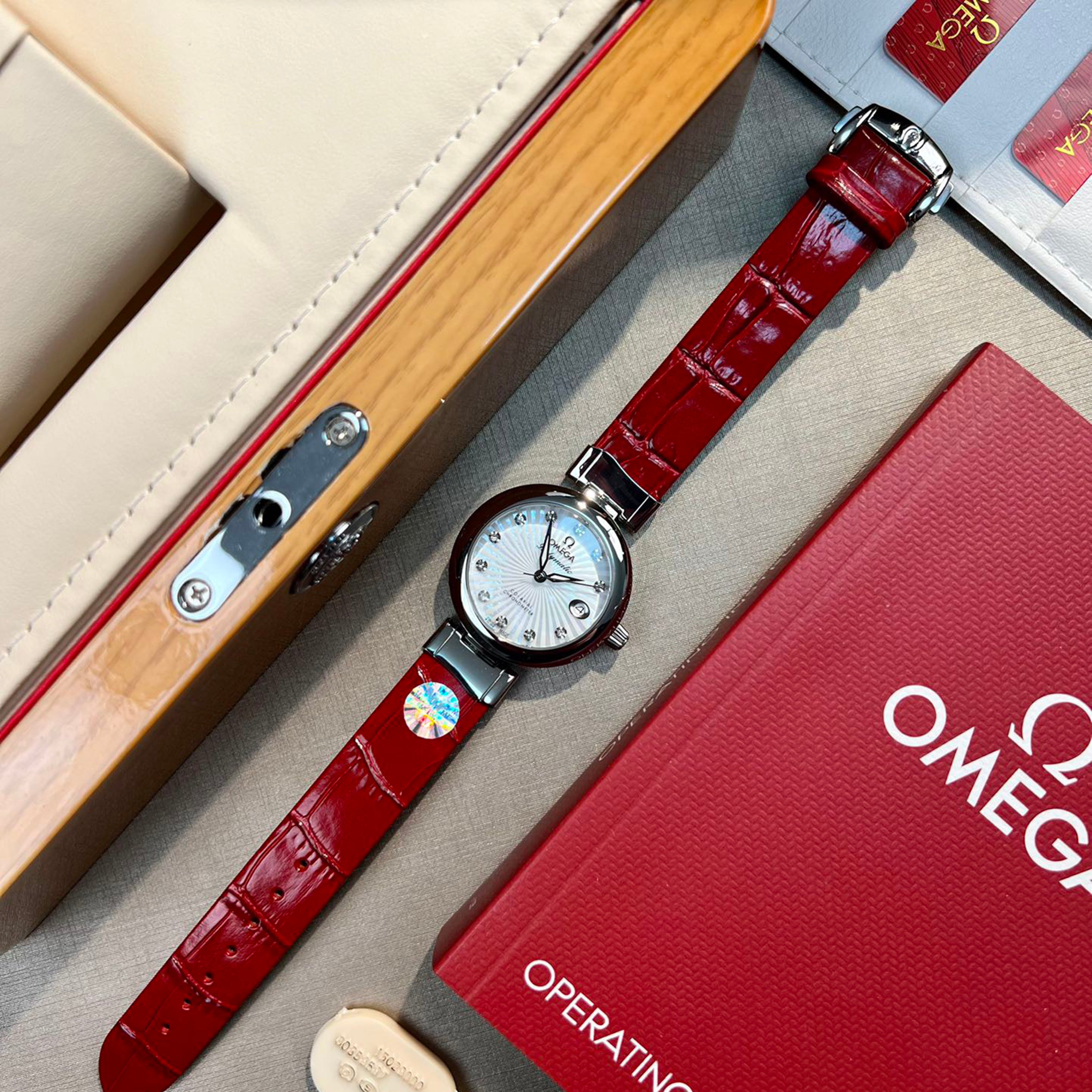 Omeg* - LADYMATIC Bird's Nest Collection New Watch 34MM