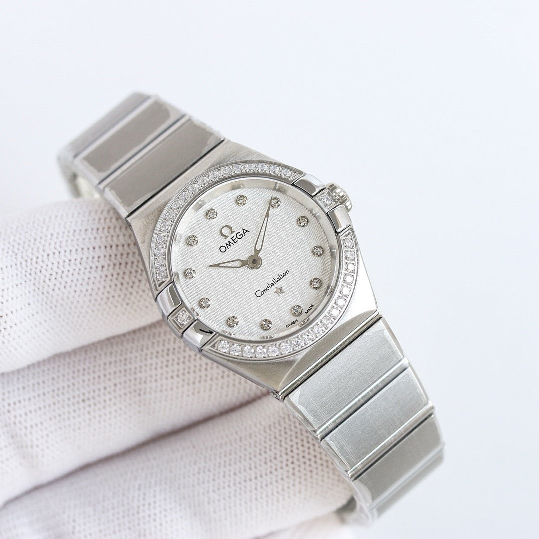 Omeg*- Constellation 28mm Swiss Quartz Watch