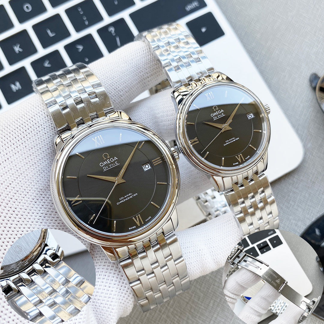 Omeg* De Ville Couple's Watch Set