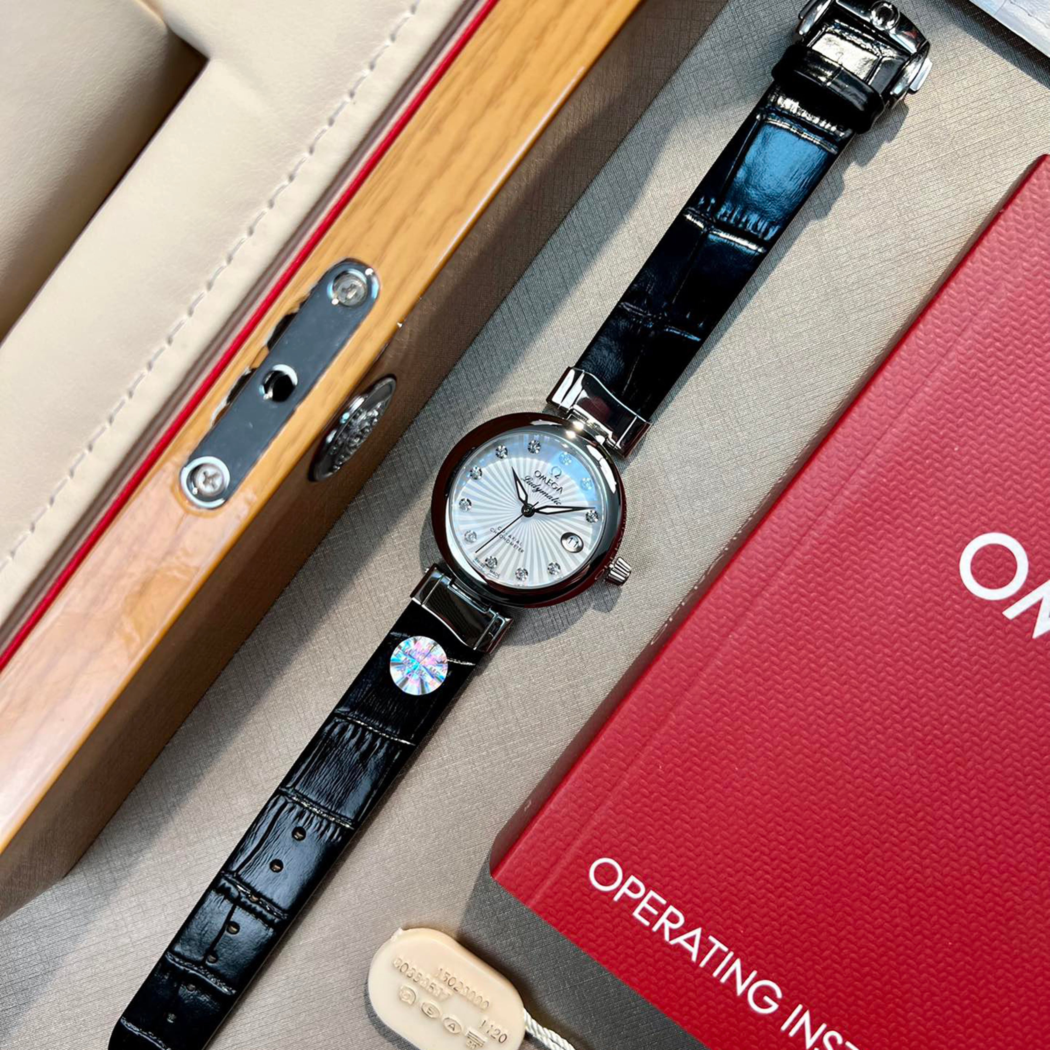 Omeg* - LADYMATIC Bird's Nest Collection New Watch 34MM