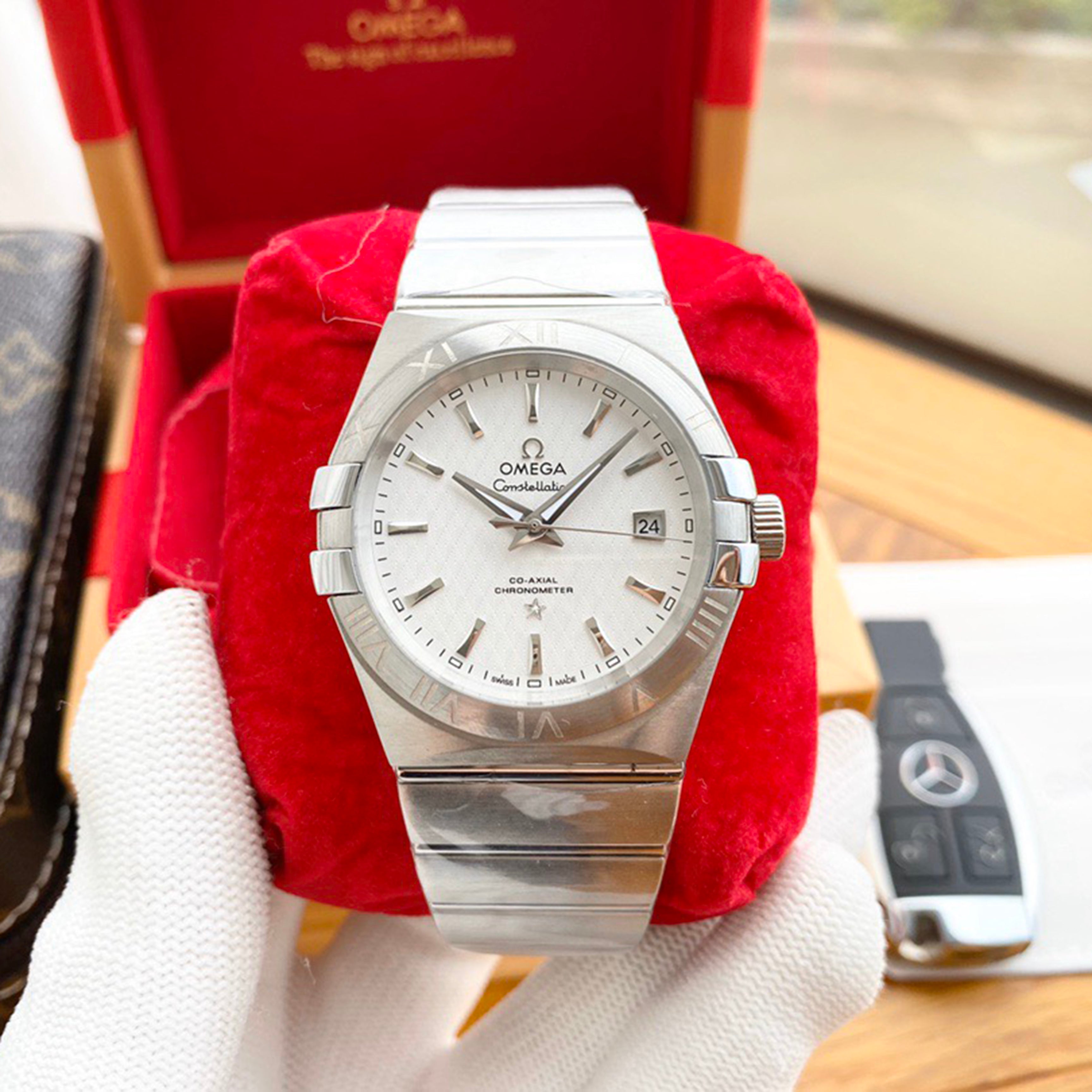 Omeg*-Constellation Men's Watch 39MM