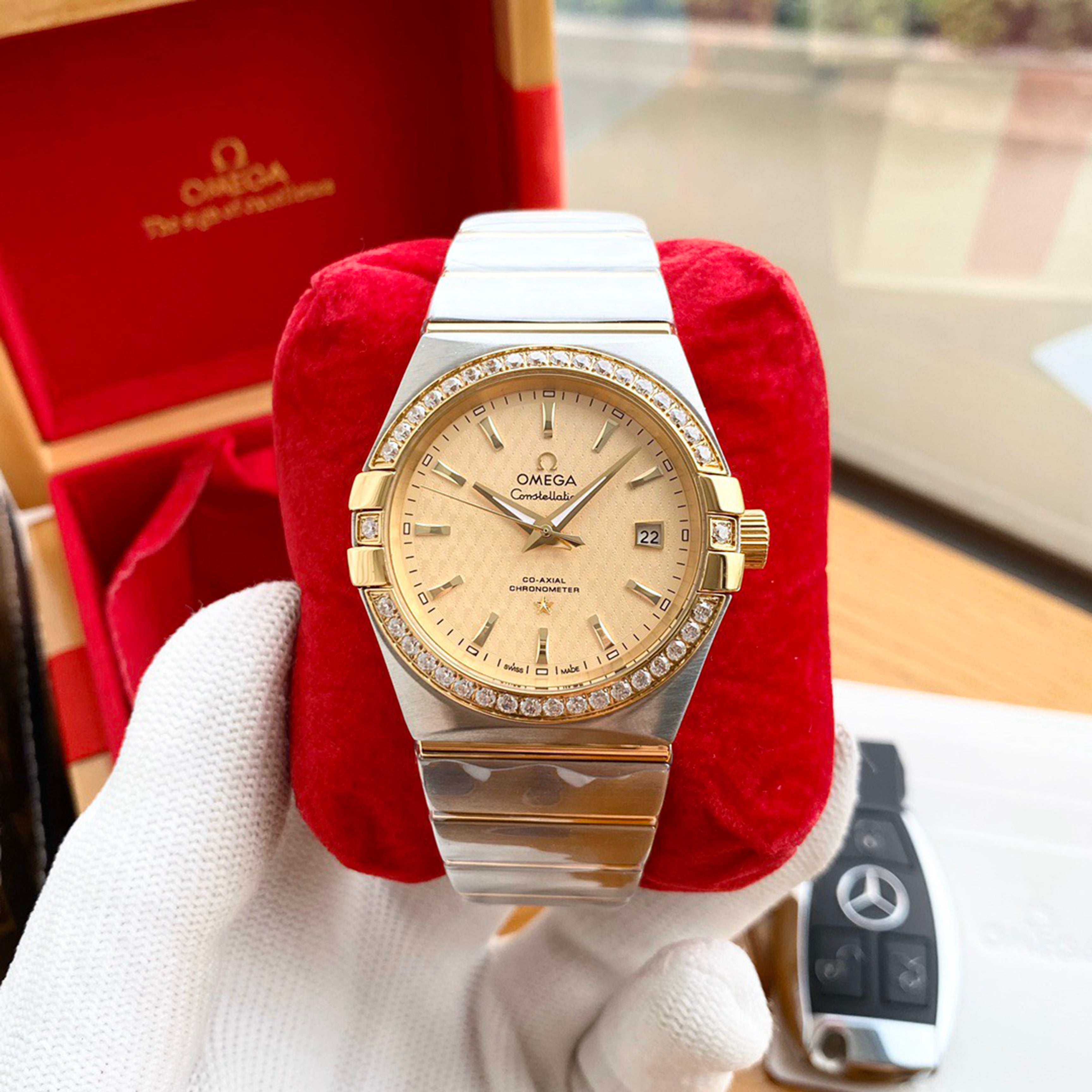 Omeg*-Constellation Men's Watch 39MM