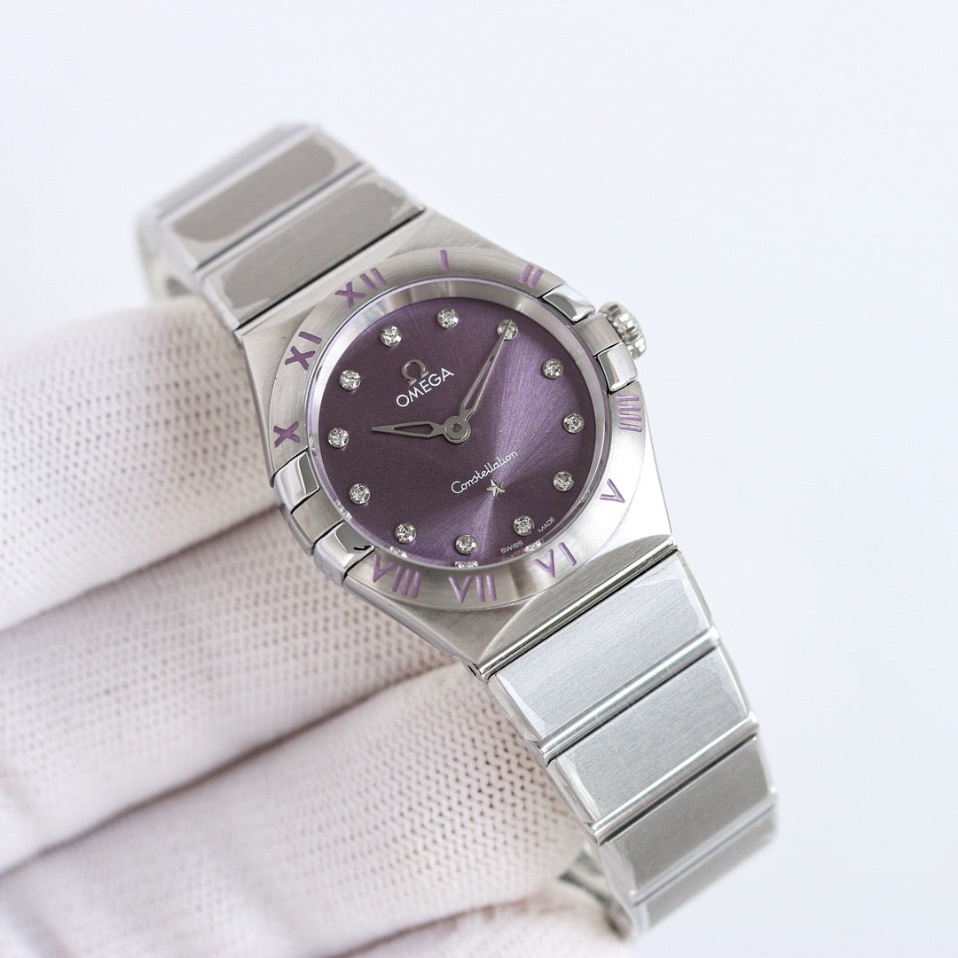 Omeg*- Constellation 28mm Swiss Quartz Watch