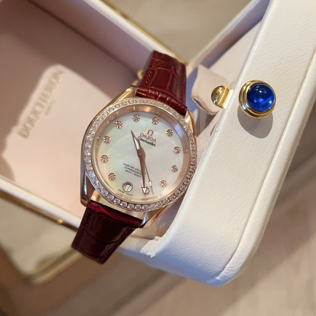 Omeg* Seamaster Aqua Terra 150 Master Chronometer Ladies' Watch 34MM