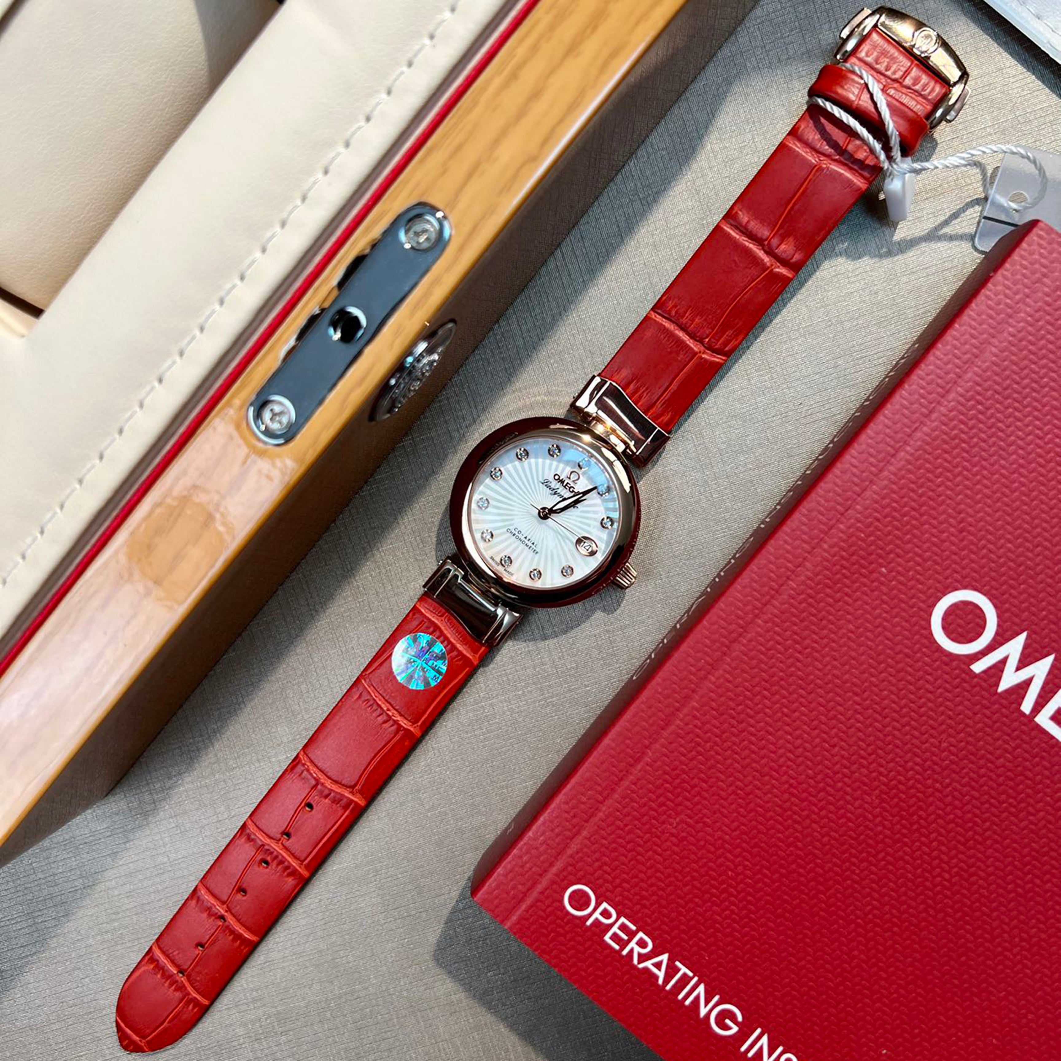 Omeg* - LADYMATIC Bird's Nest Collection New Watch 34MM