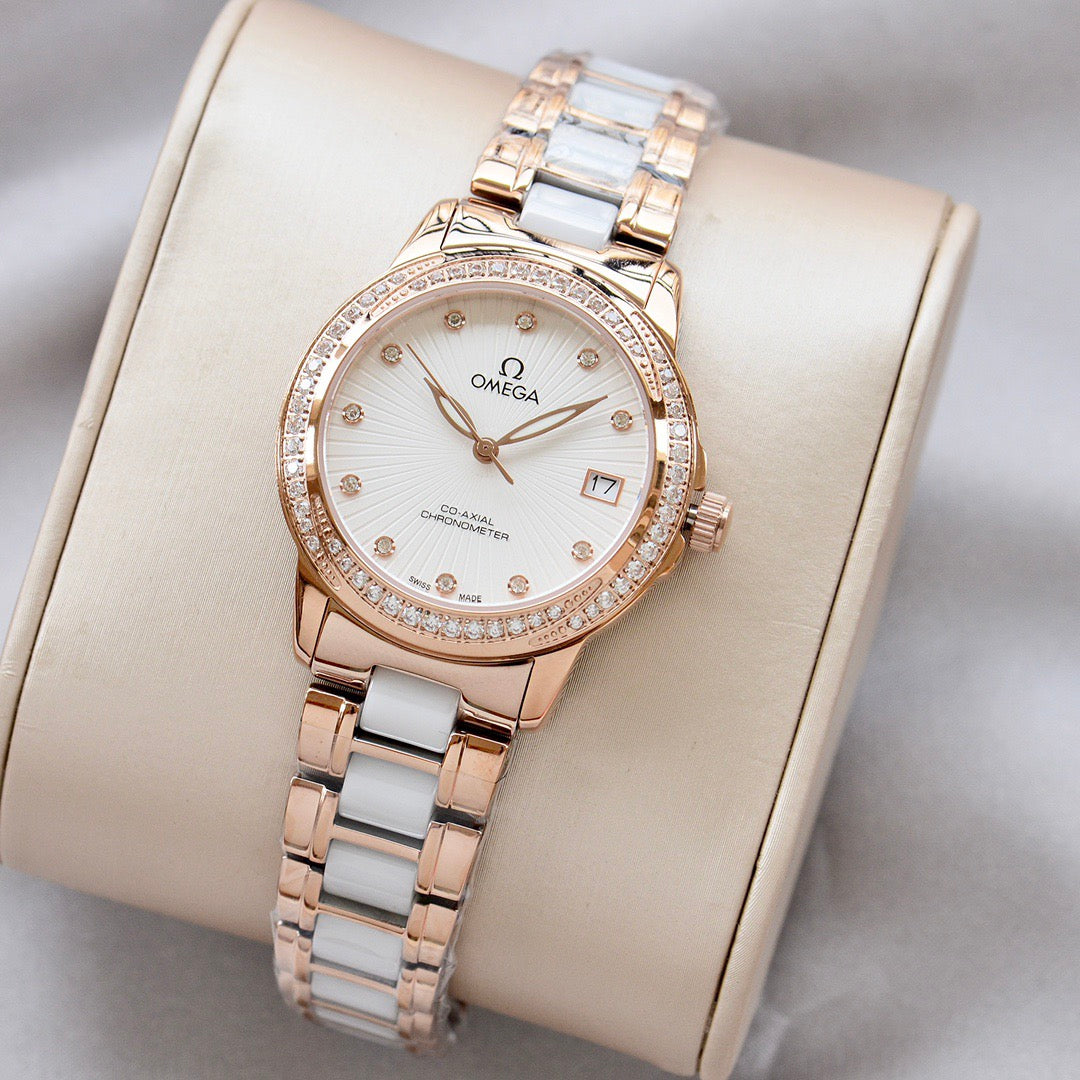 Omeg* - New Ladies' Quartz Watch 35MM