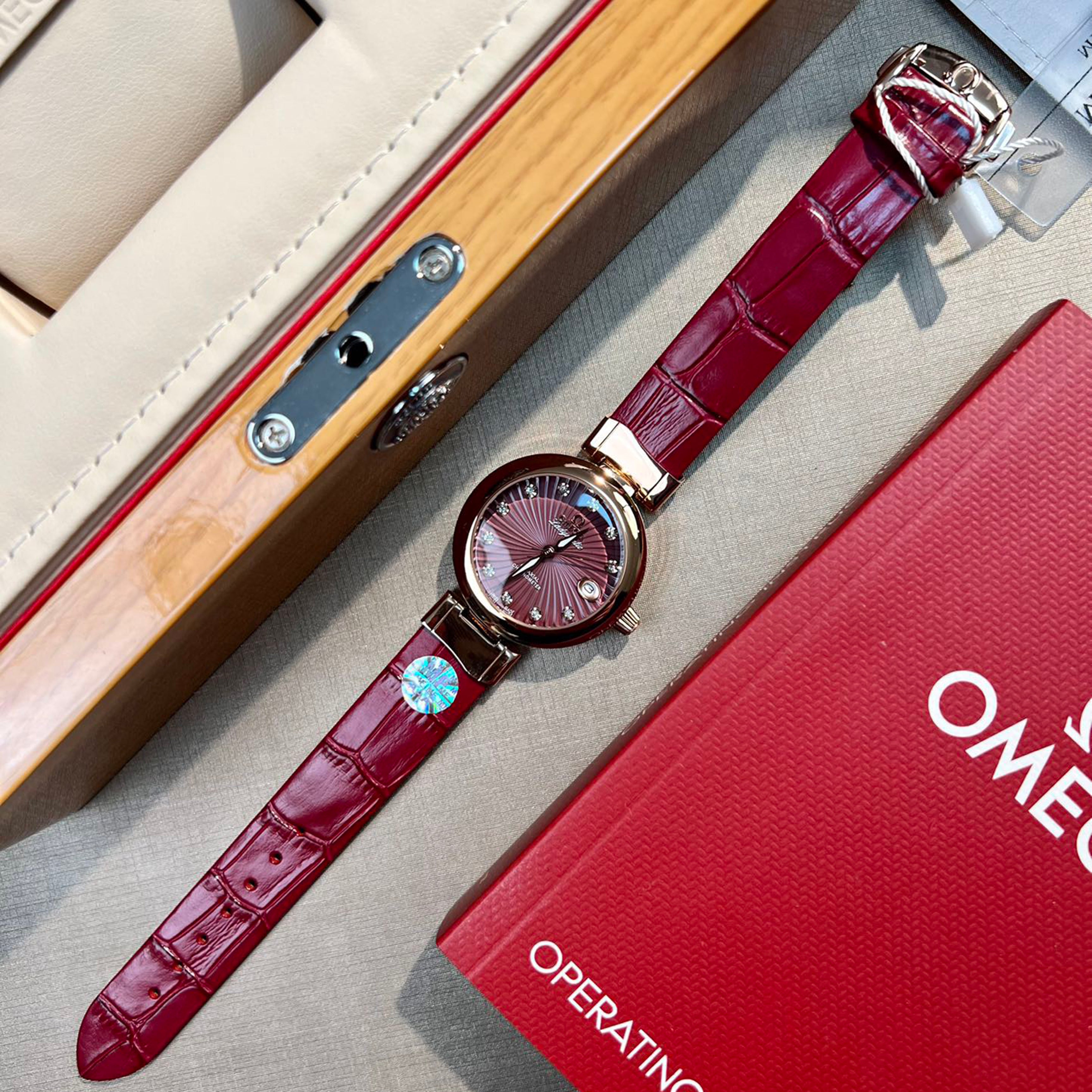 Omeg* - LADYMATIC Bird's Nest Collection New Watch 34MM