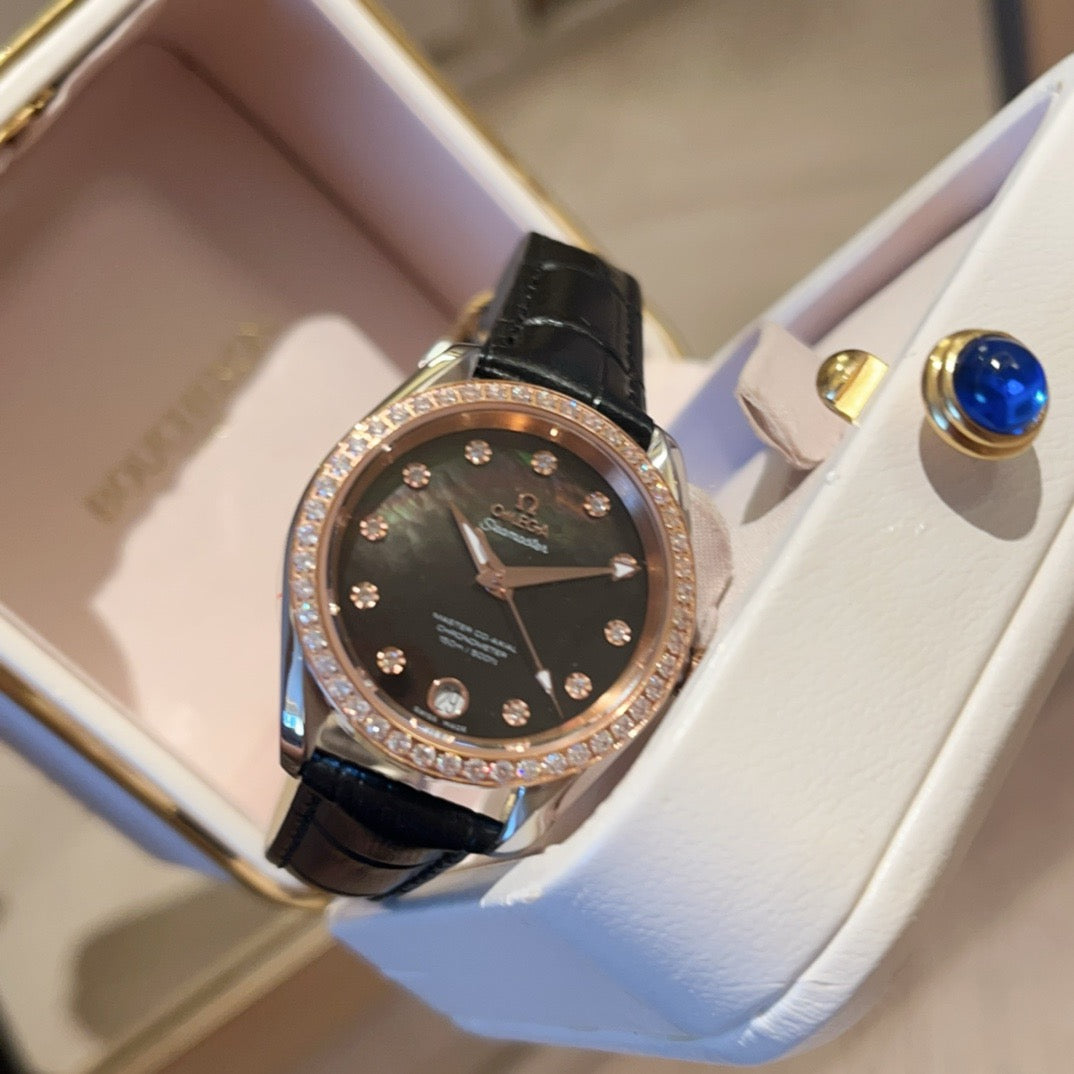 Omeg* Seamaster Aqua Terra 150 Master Chronometer Ladies' Watch 34MM