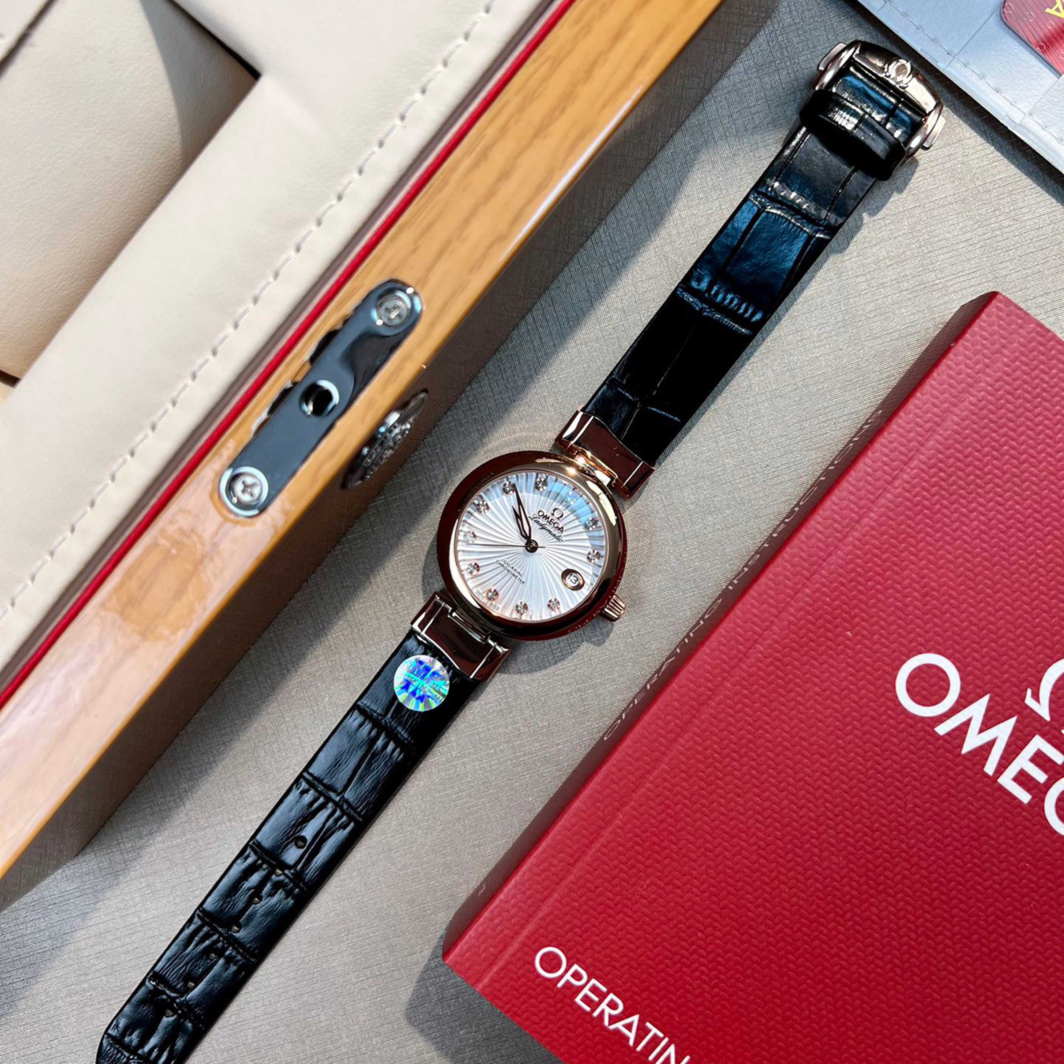 Omeg* - LADYMATIC Bird's Nest Collection New Watch 34MM