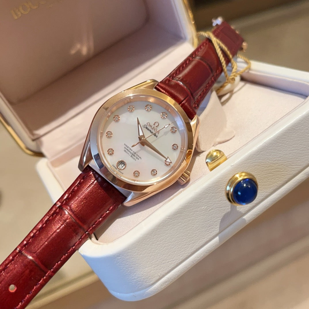 Omeg* Seamaster Aqua Terra 150 Master Chronometer Ladies' Watch 34MM