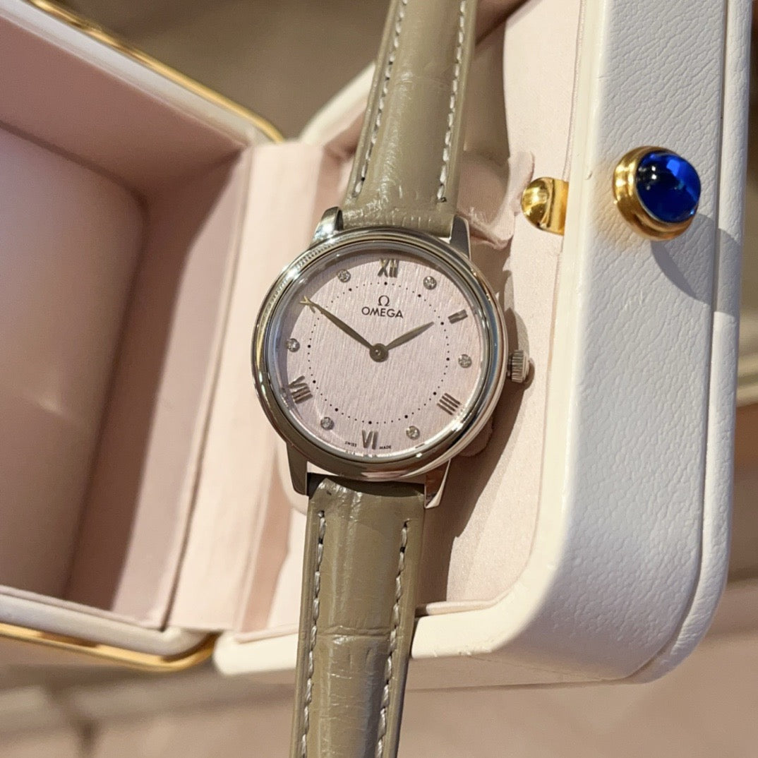 Omeg*- Third Generation Elegance Ladies Watch 27.5MM