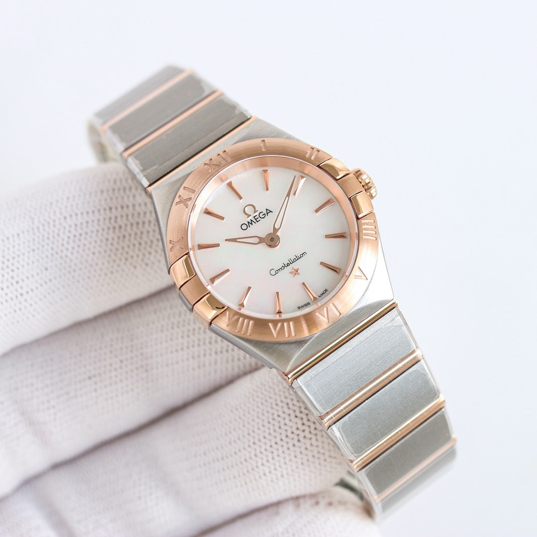Omeg*- Constellation 28mm Swiss Quartz Watch