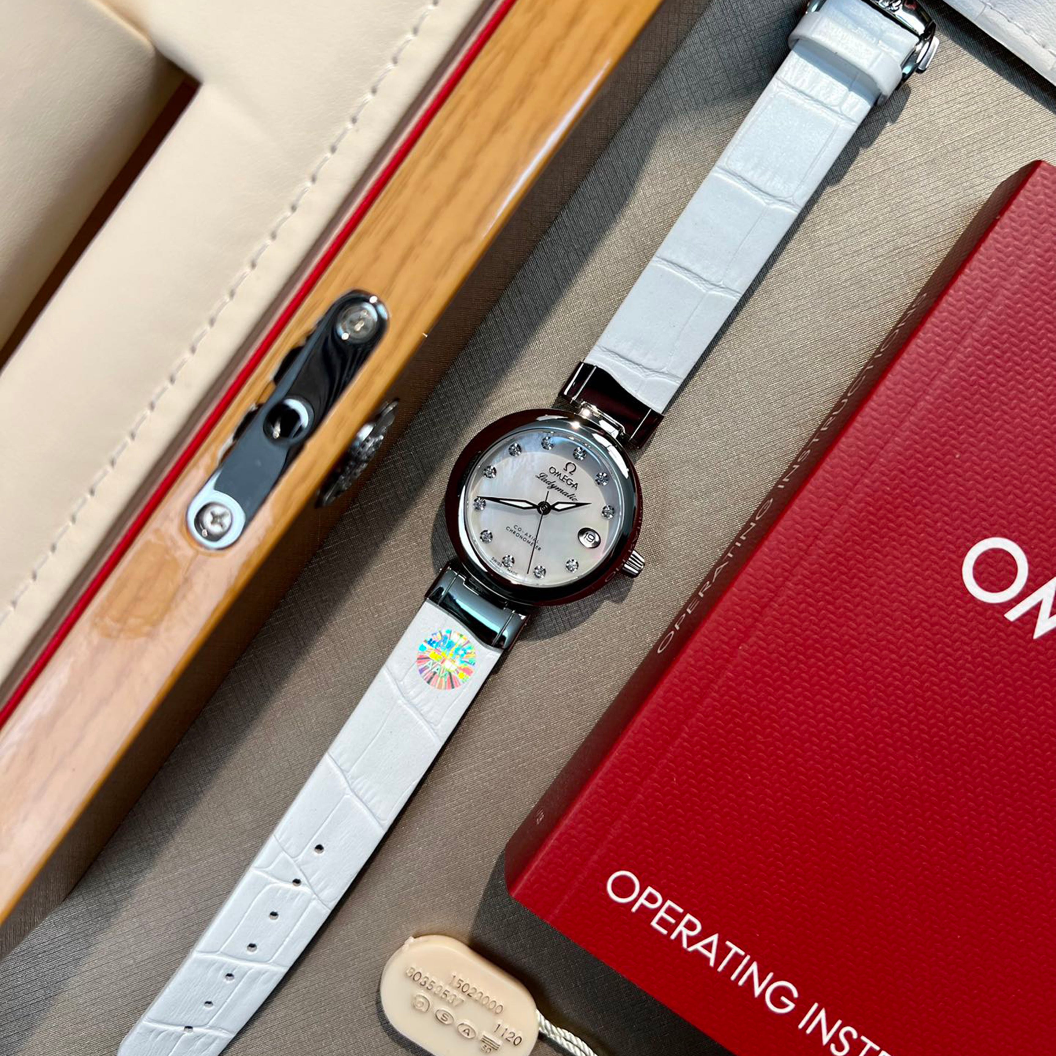 Omeg* - LADYMATIC Bird's Nest Collection New Watch 34MM