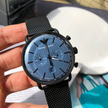 Arma*i-Steel Strap Quartz Chronograph Men's Watch - Model: AR11201