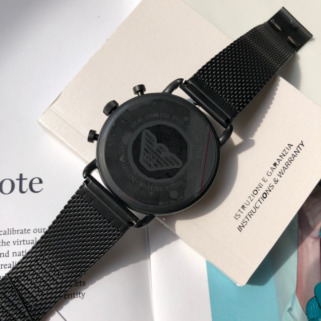 Arma*i-Steel Strap Quartz Chronograph Men's Watch - Model: AR11201