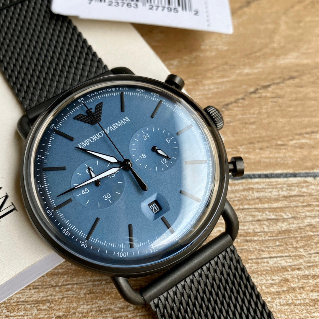 Arma*i-Steel Strap Quartz Chronograph Men's Watch - Model: AR11201