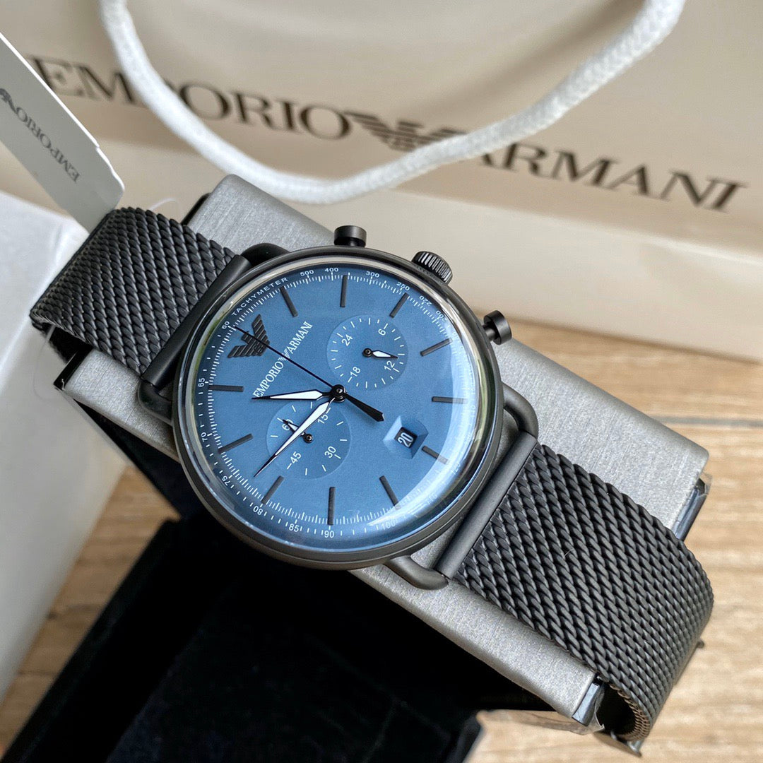 Arma*i-Steel Strap Quartz Chronograph Men's Watch - Model: AR11201