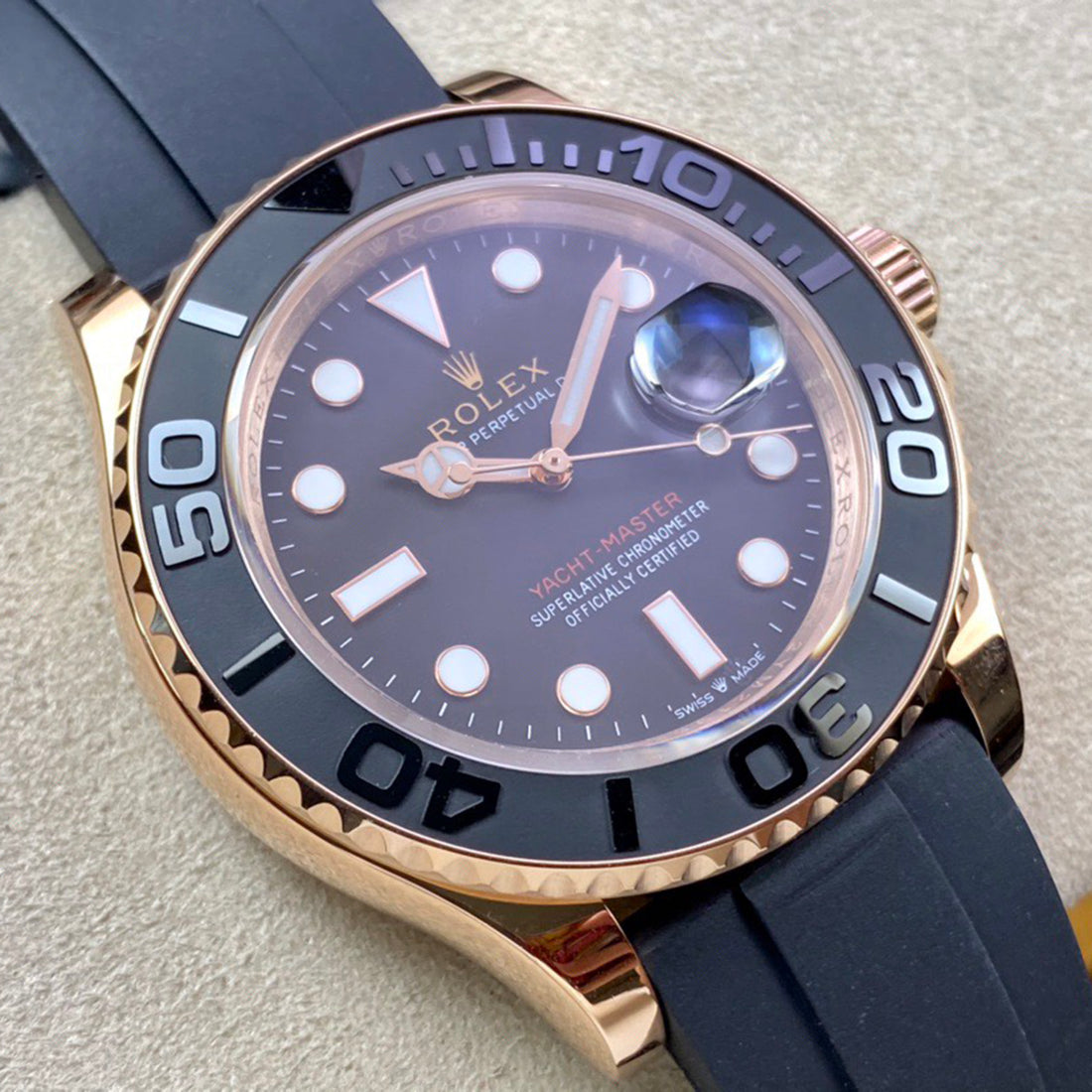 Rol*x Yacht-Master Series with Ultra-Bright Ice-Blue Luminescence!