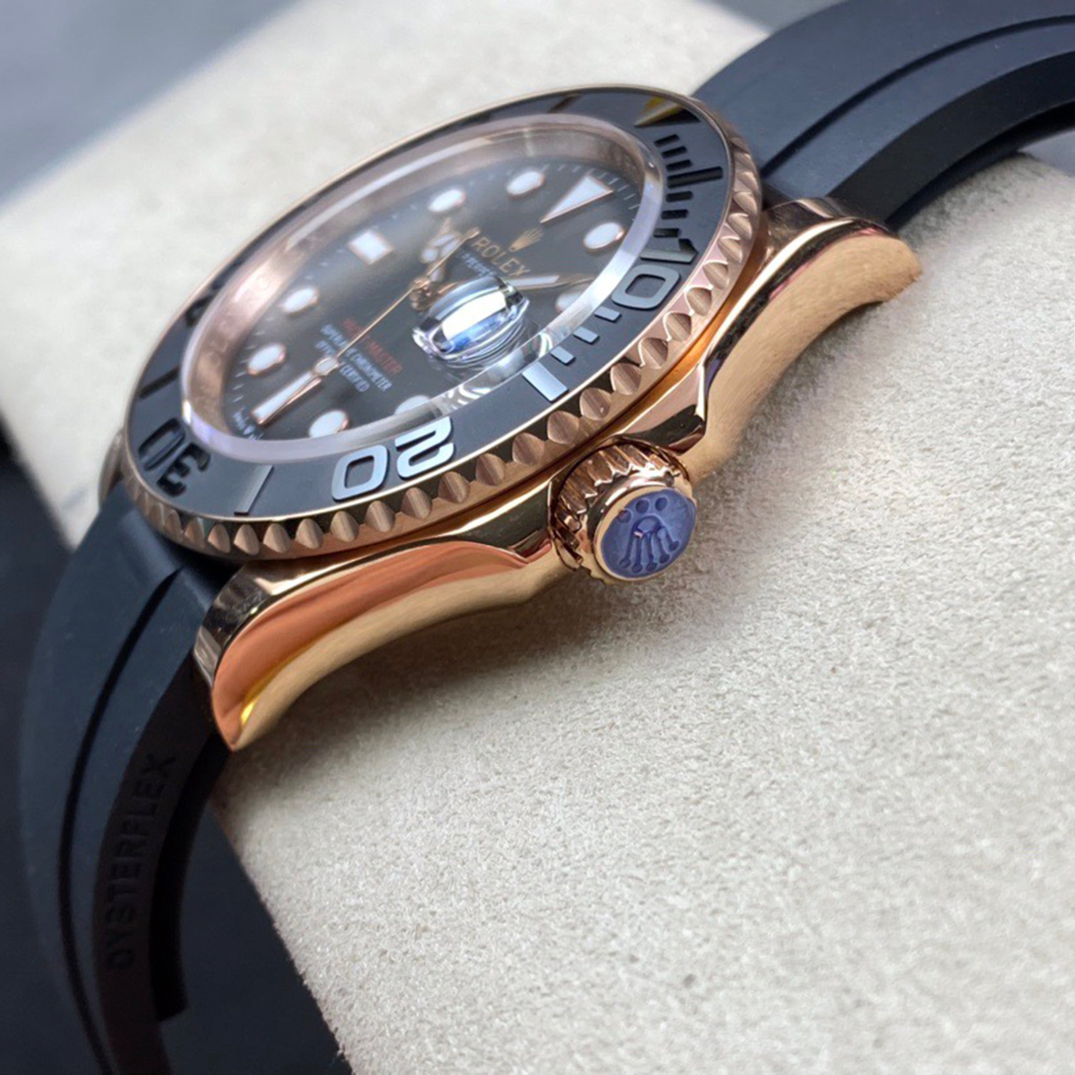 Rol*x Yacht-Master Series with Ultra-Bright Ice-Blue Luminescence!