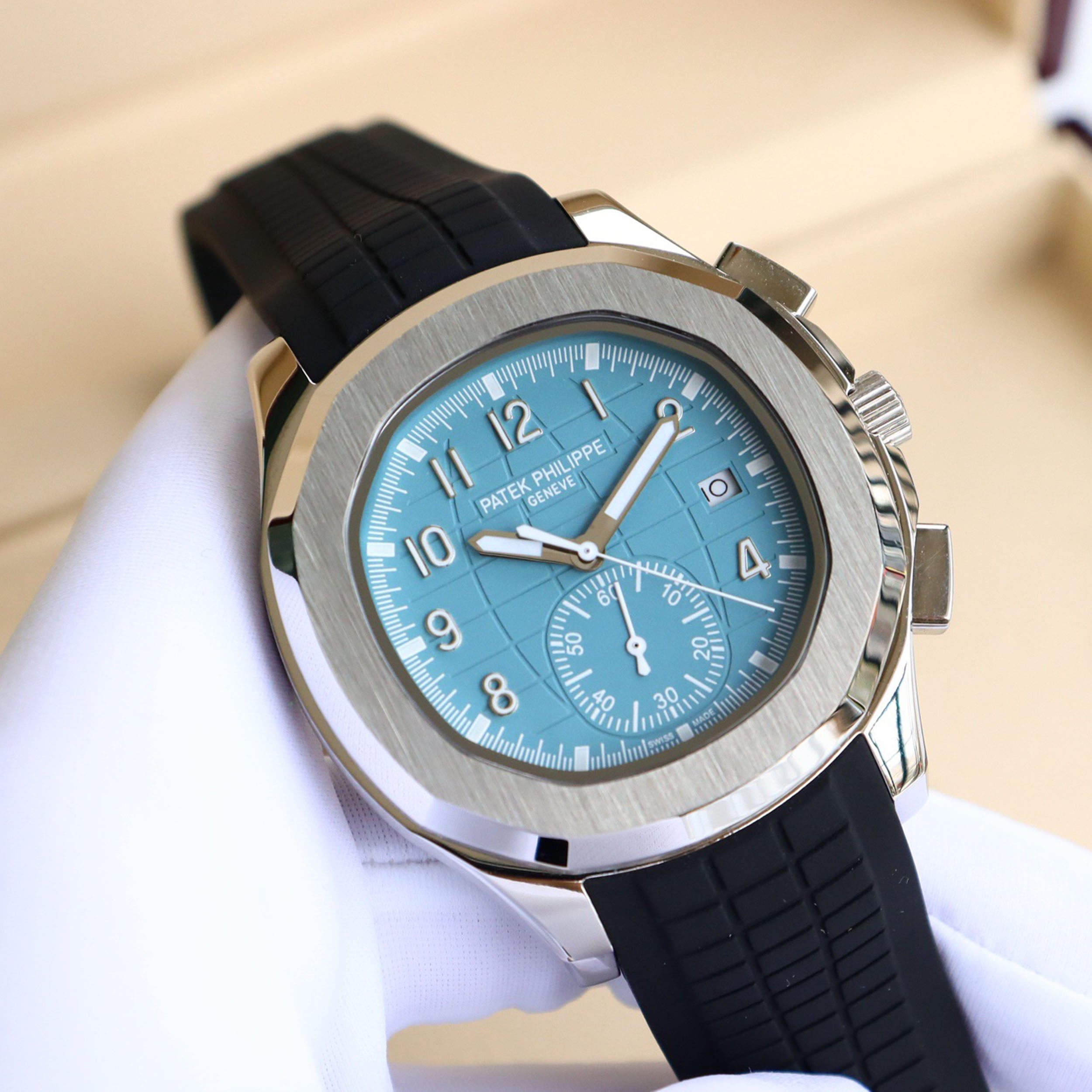 Pat*k Philippe's Steel Watch King - “Hand Grenade” Triple-Hand Half-Date