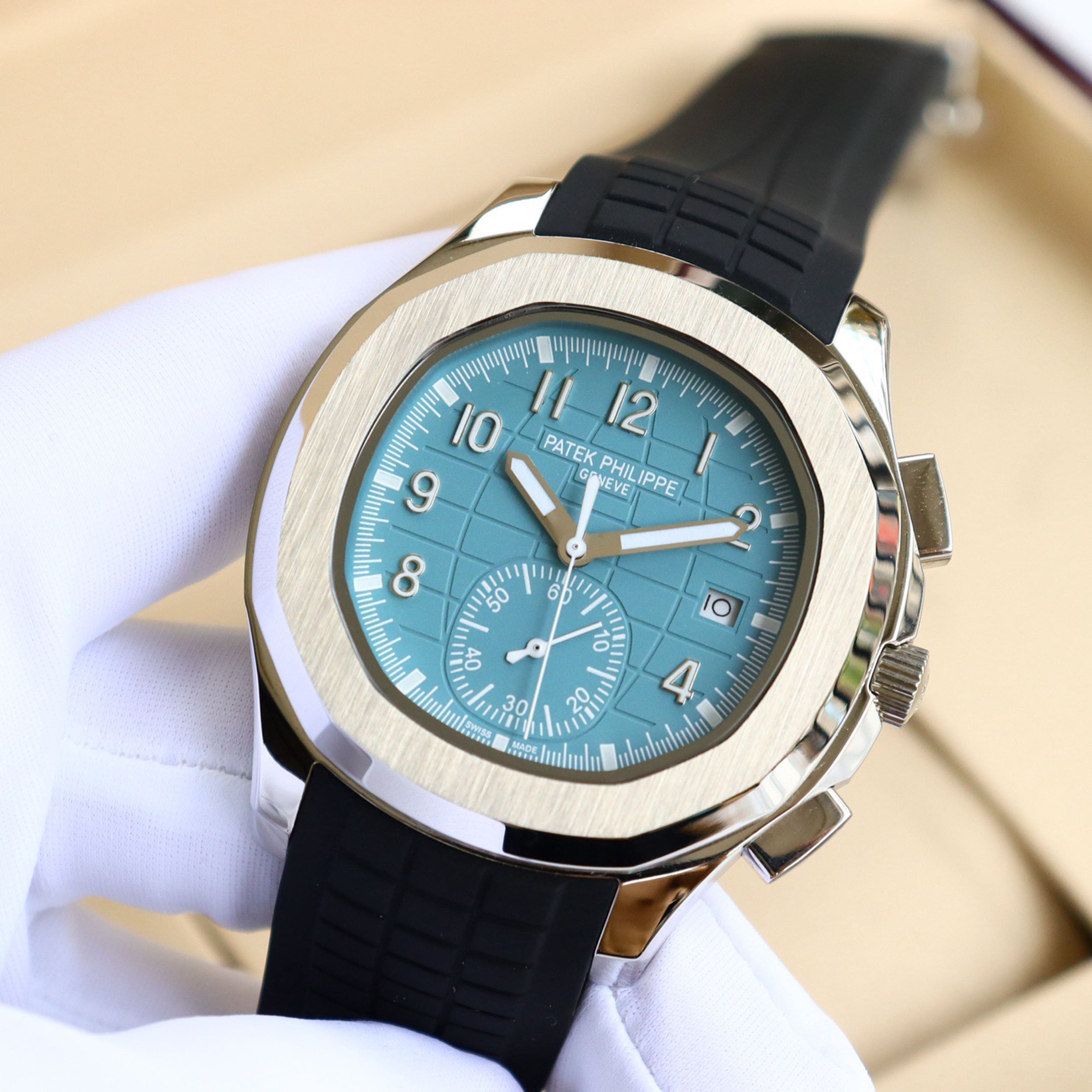 Pat*k Philippe's Steel Watch King - “Hand Grenade” Triple-Hand Half-Date