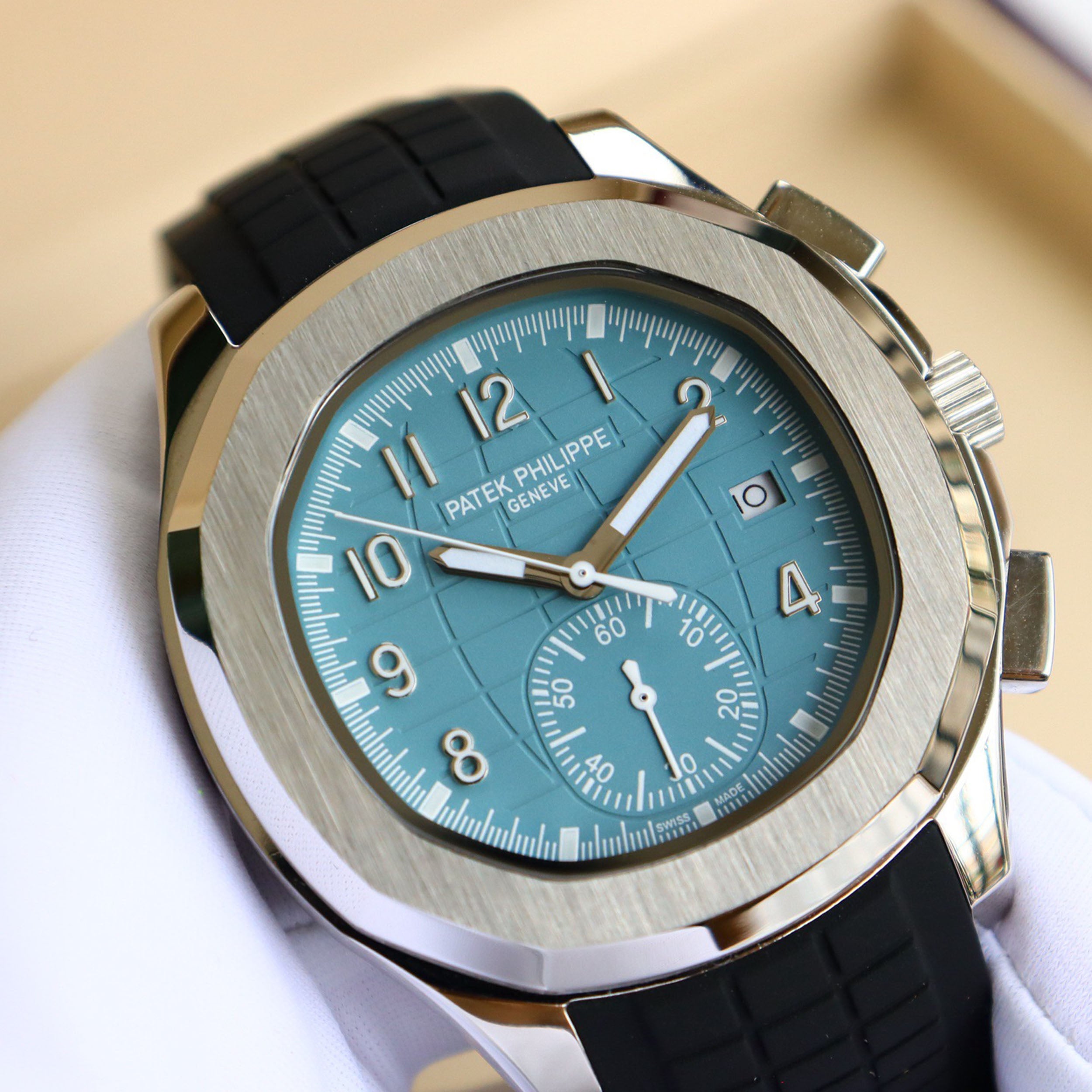 Pat*k Philippe's Steel Watch King - “Hand Grenade” Triple-Hand Half-Date