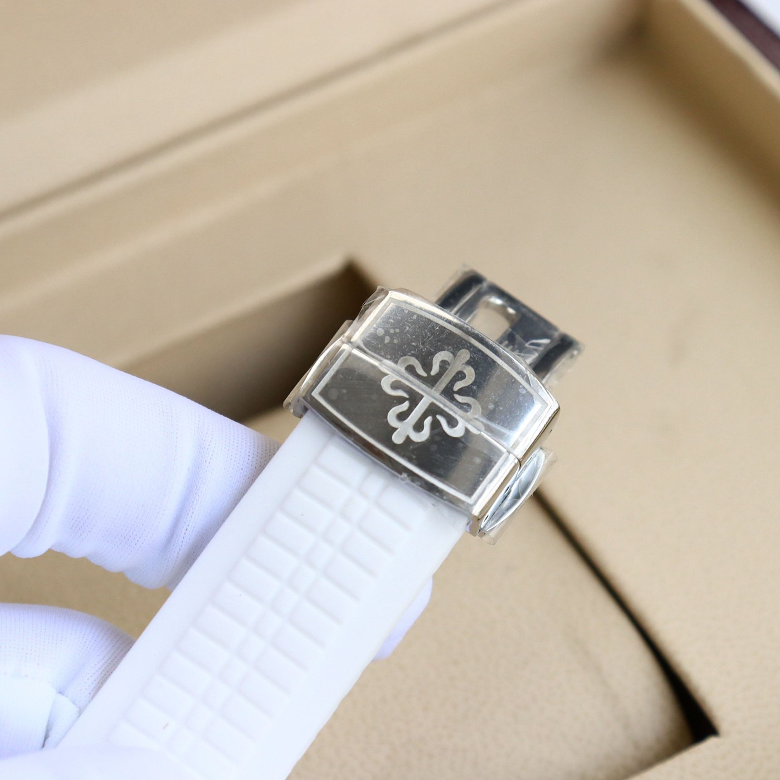 Pat*k Philippe's Steel Watch King - “Hand Grenade” Triple-Hand Half-Date