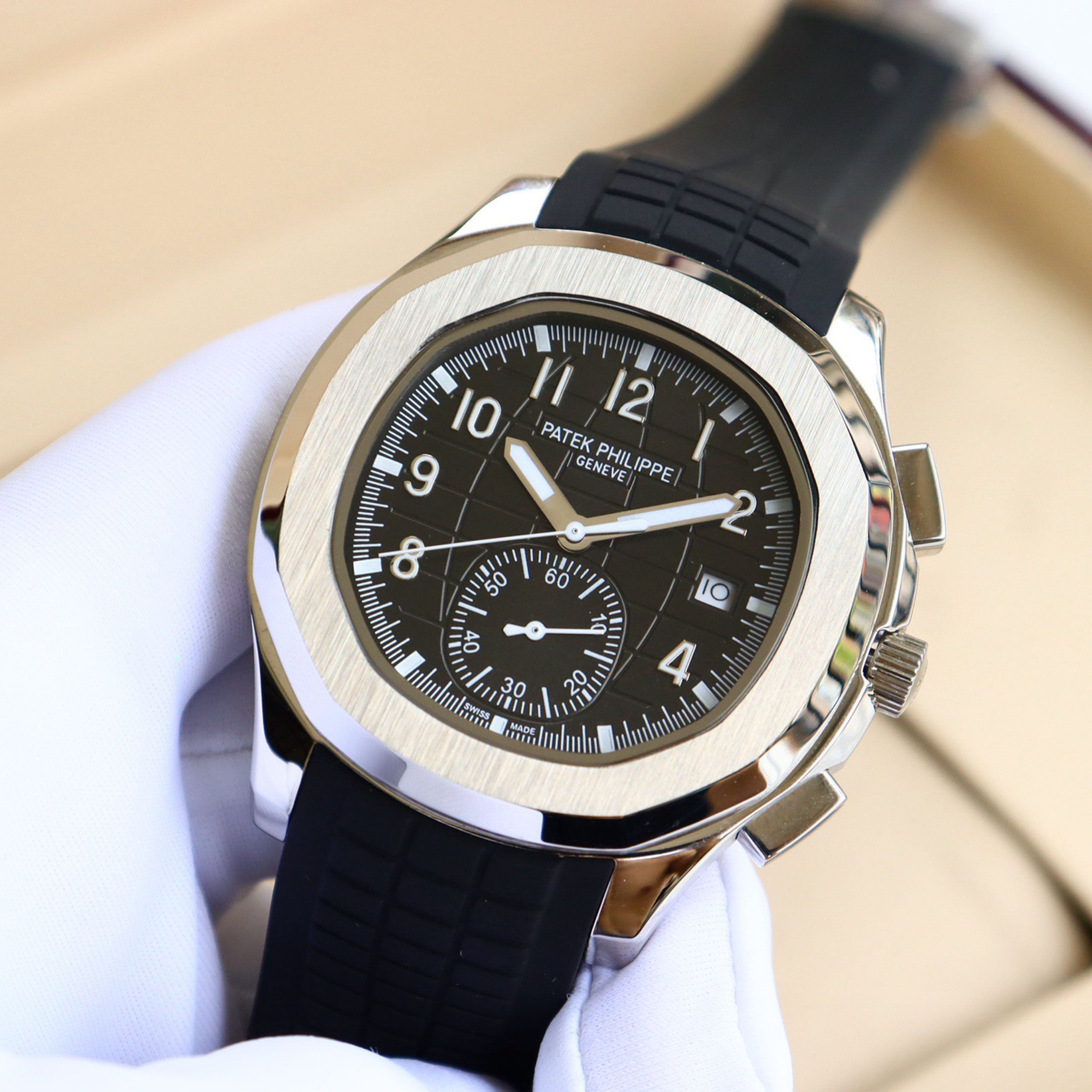 Pat*k Philippe's Steel Watch King - “Hand Grenade” Triple-Hand Half-Date