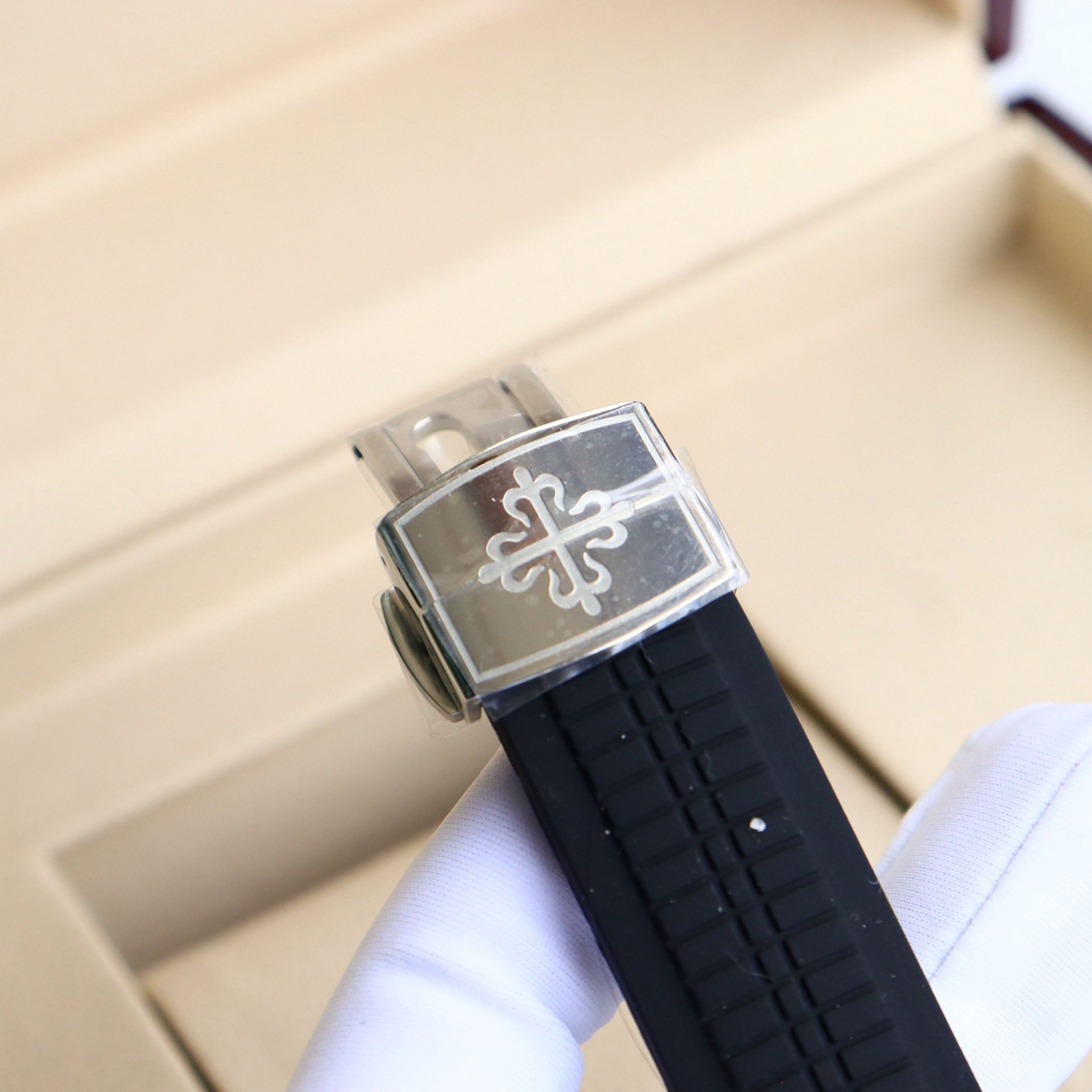 Pat*k Philippe's Steel Watch King - “Hand Grenade” Triple-Hand Half-Date