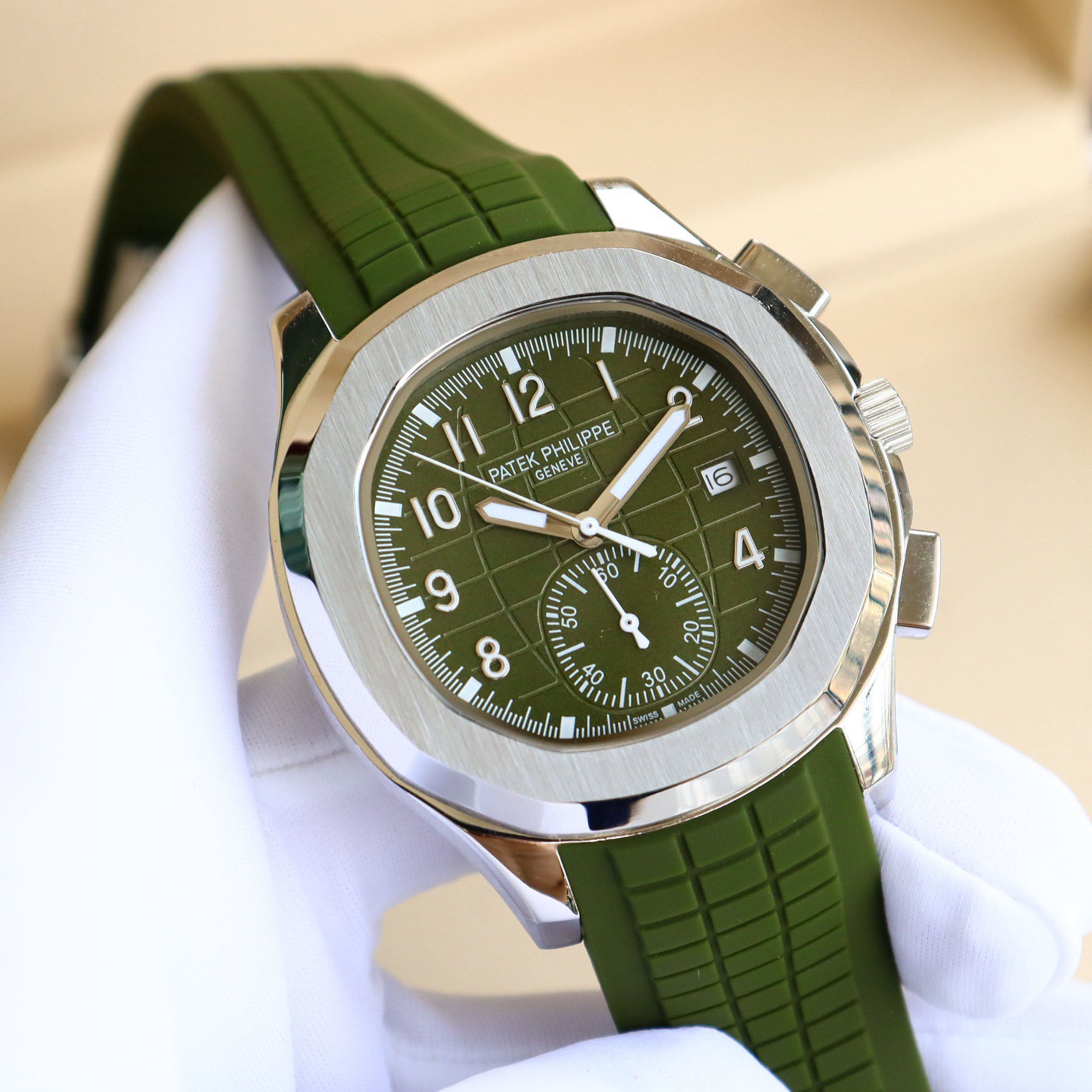 Pat*k Philippe's Steel Watch King - “Hand Grenade” Triple-Hand Half-Date