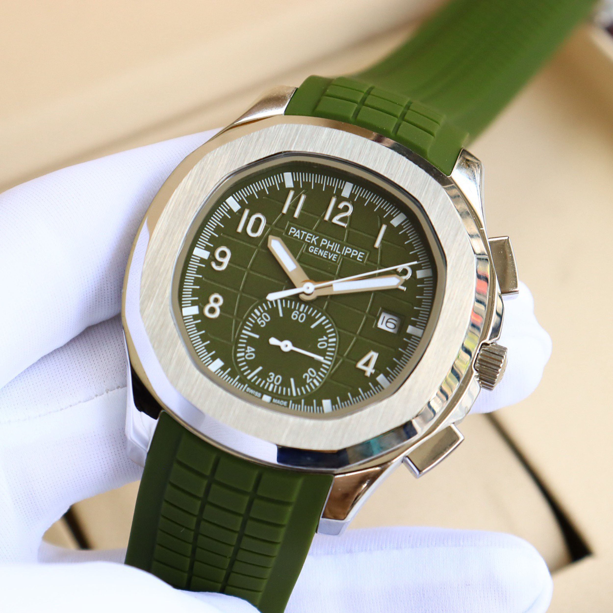Pat*k Philippe's Steel Watch King - “Hand Grenade” Triple-Hand Half-Date