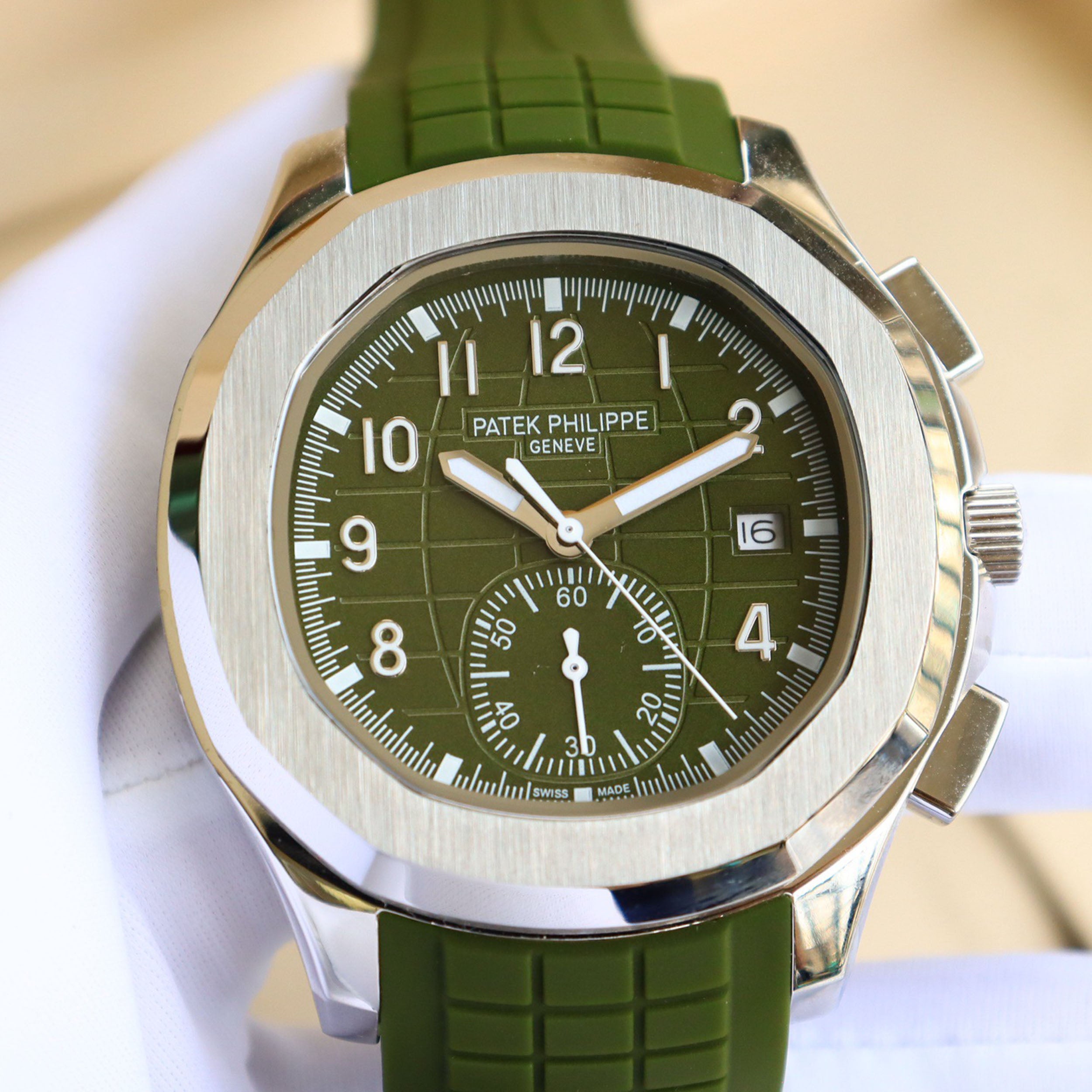 Pat*k Philippe's Steel Watch King - “Hand Grenade” Triple-Hand Half-Date