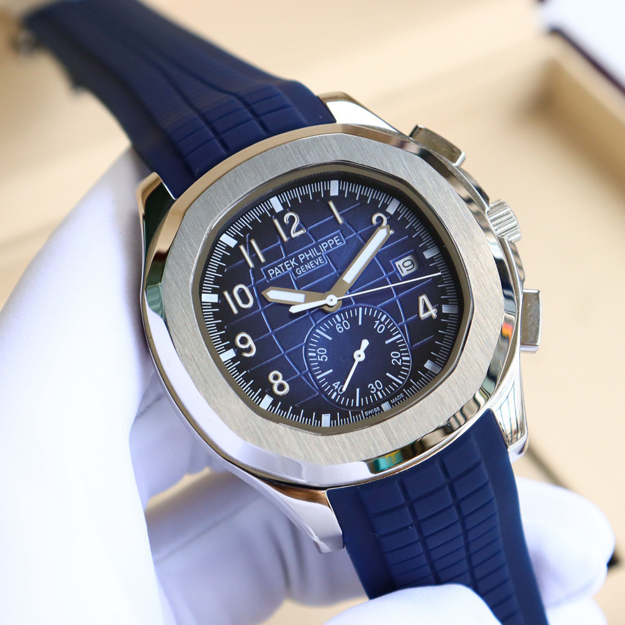 Pat*k Philippe's Steel Watch King - “Hand Grenade” Triple-Hand Half-Date