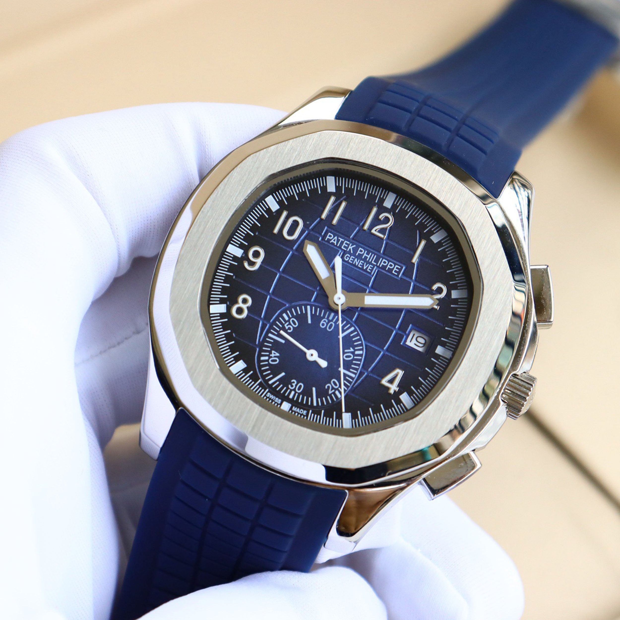 Pat*k Philippe's Steel Watch King - “Hand Grenade” Triple-Hand Half-Date