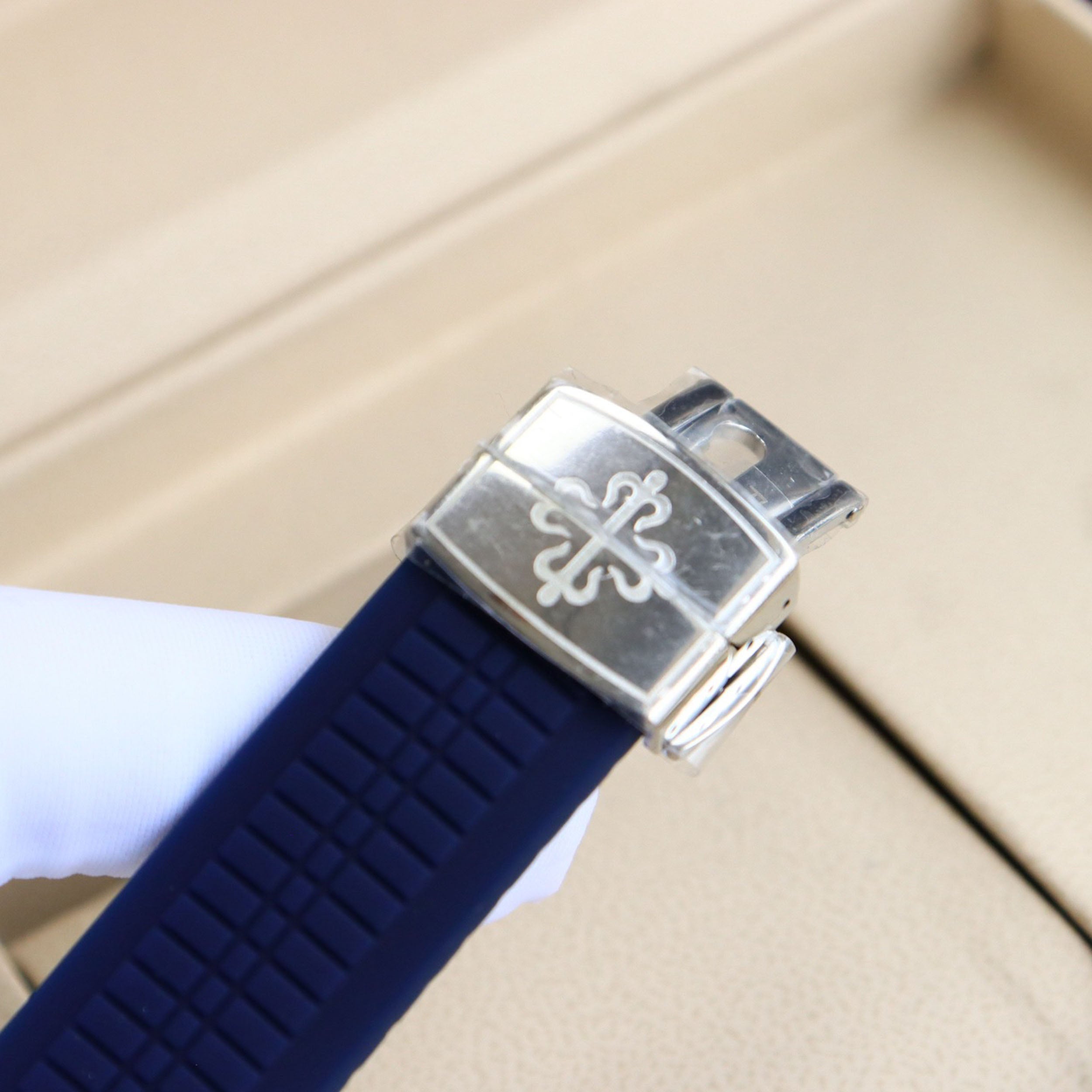 Pat*k Philippe's Steel Watch King - “Hand Grenade” Triple-Hand Half-Date