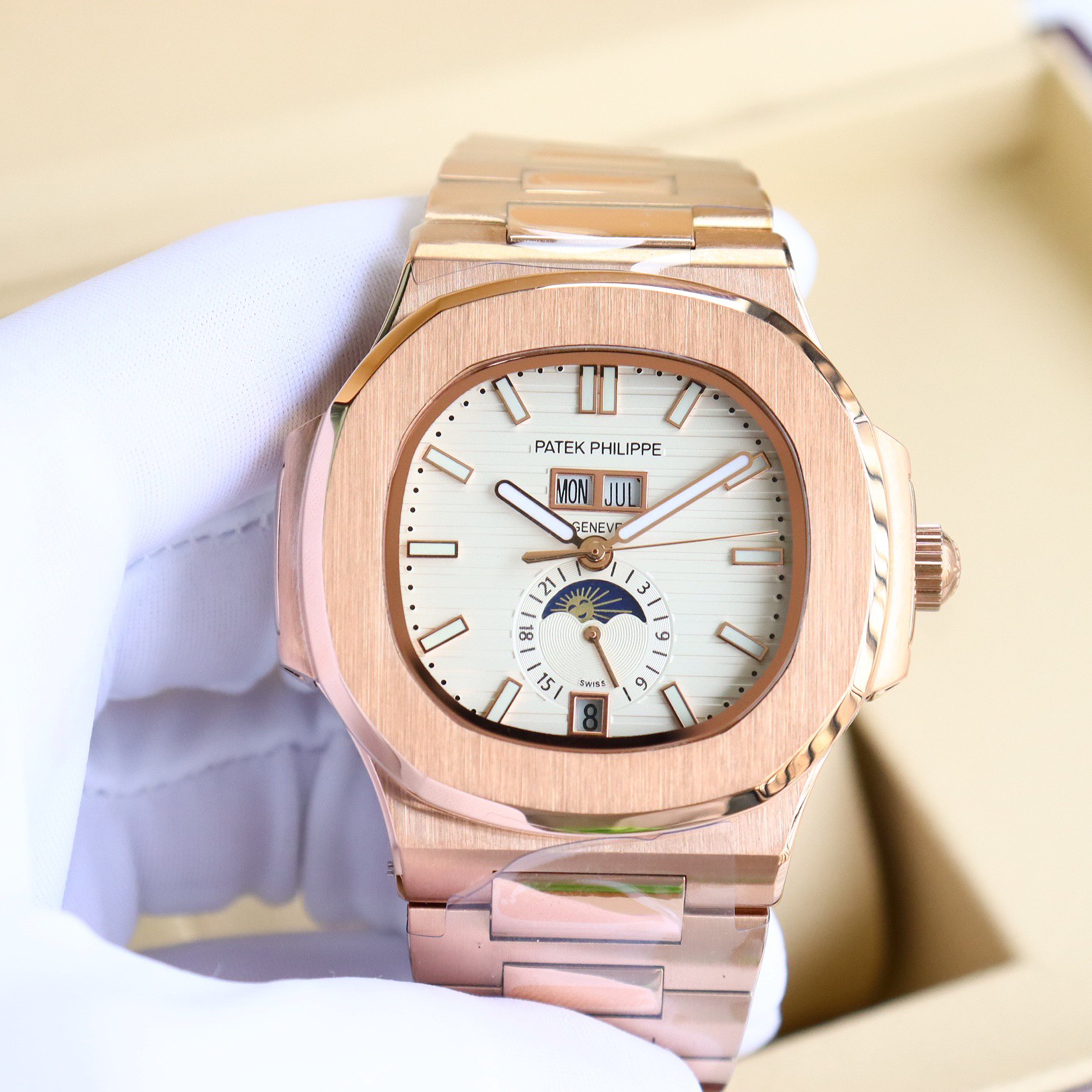 Pat*k Philippe Nautilus Multifunction Watch