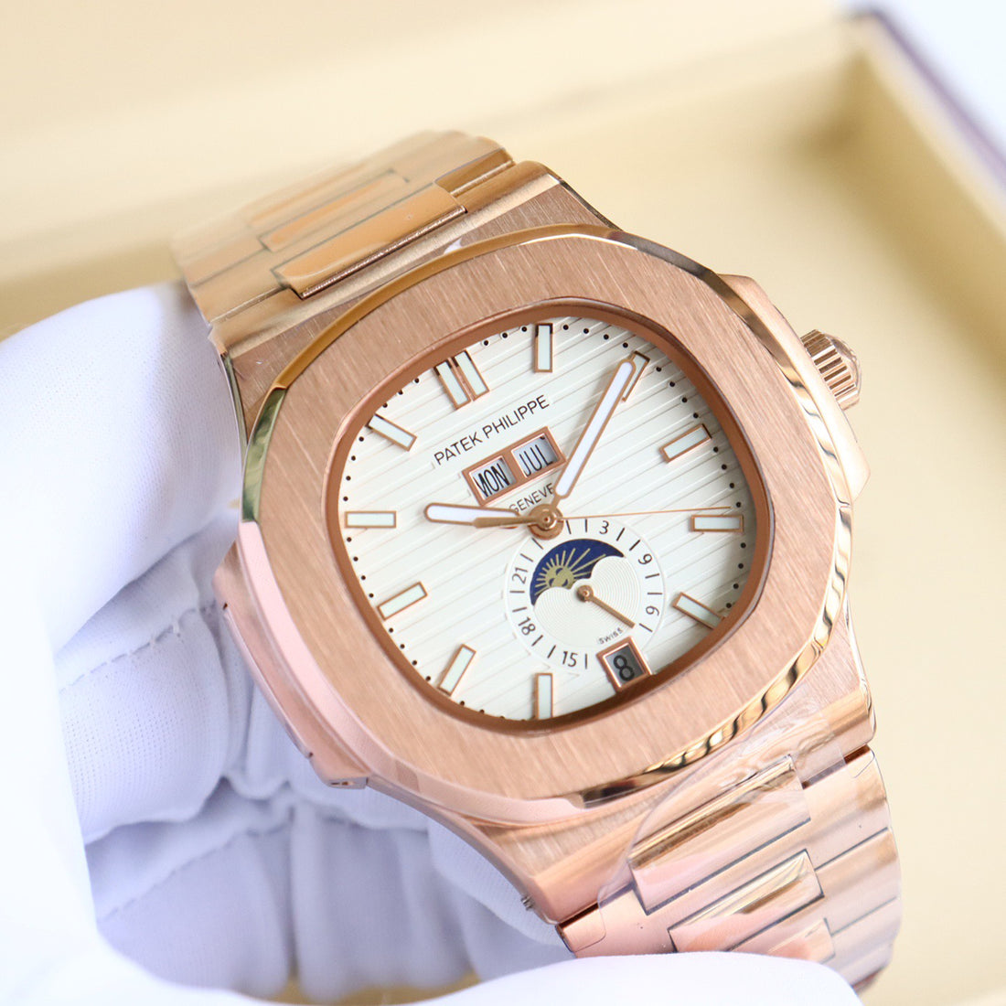 Pat*k Philippe Nautilus Multifunction Watch