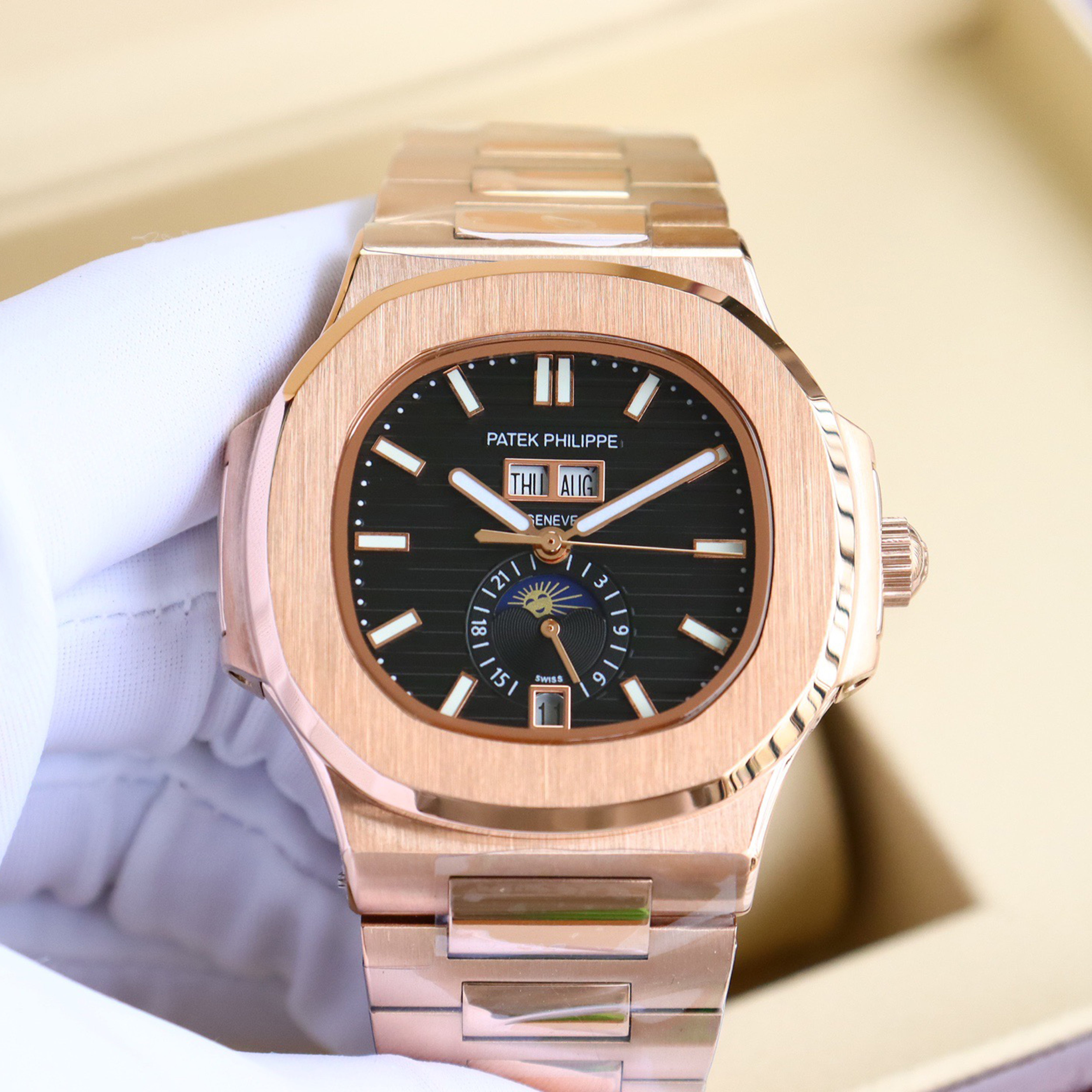 Pat*k Philippe Nautilus Multifunction Watch