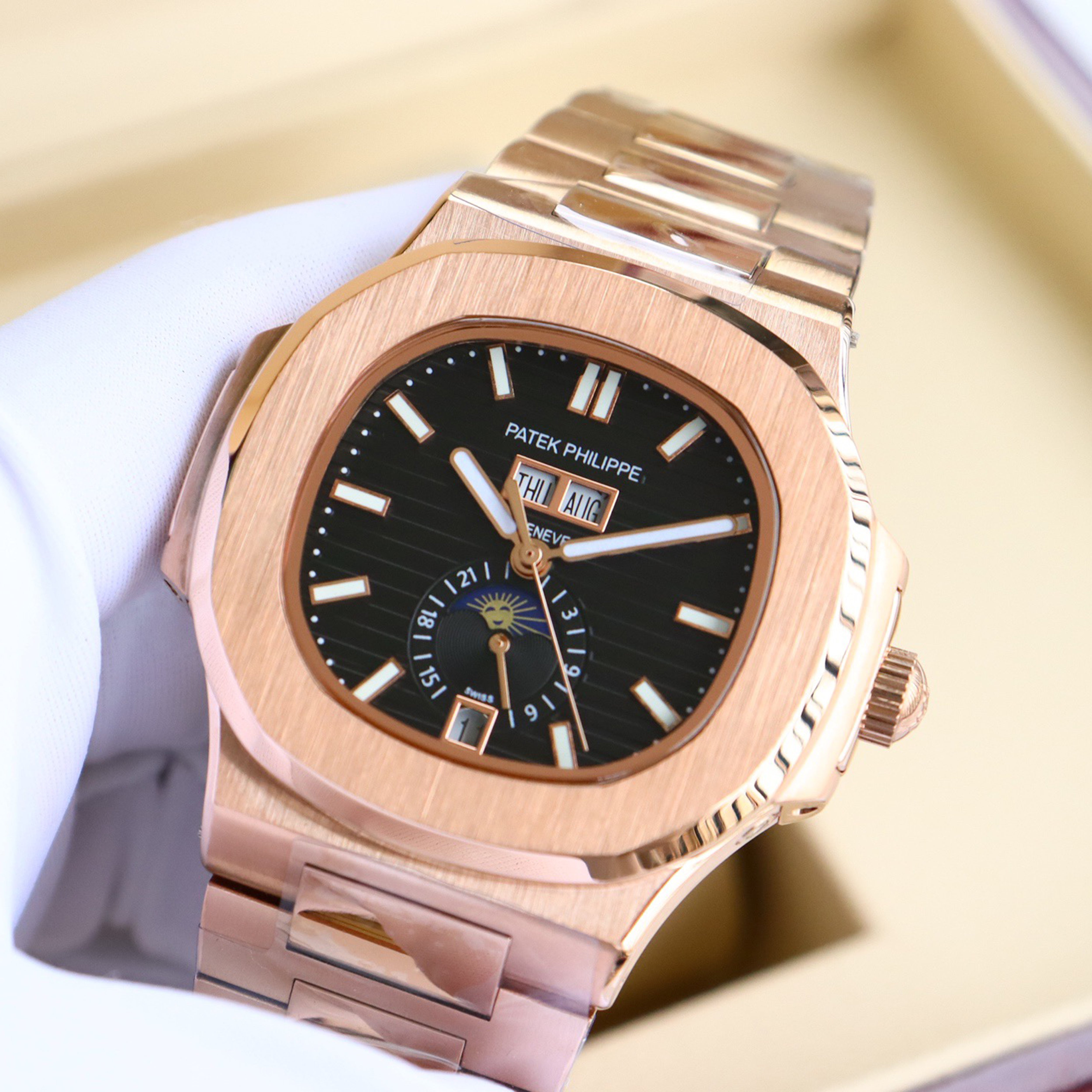 Pat*k Philippe Nautilus Multifunction Watch