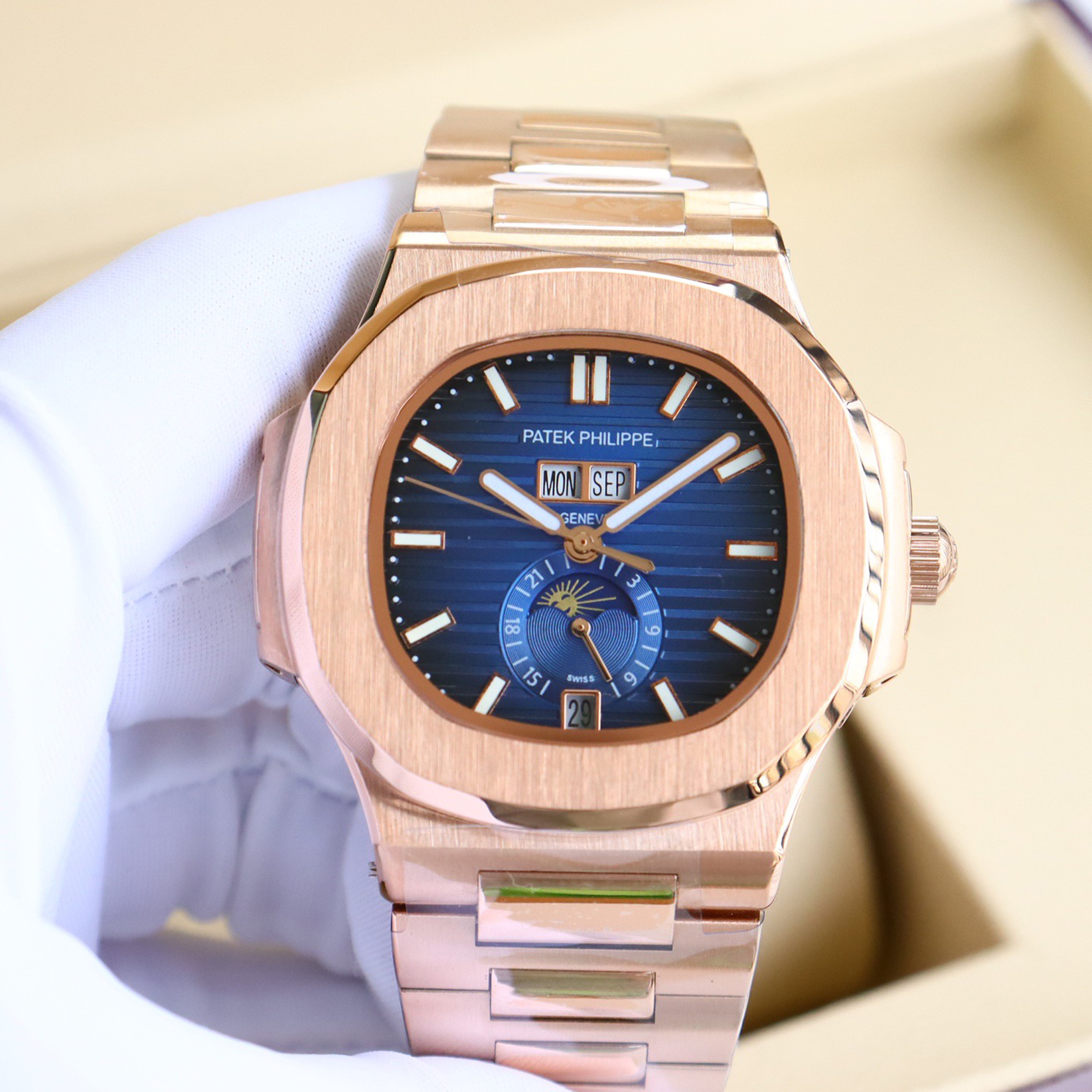 Pat*k Philippe Nautilus Multifunction Watch