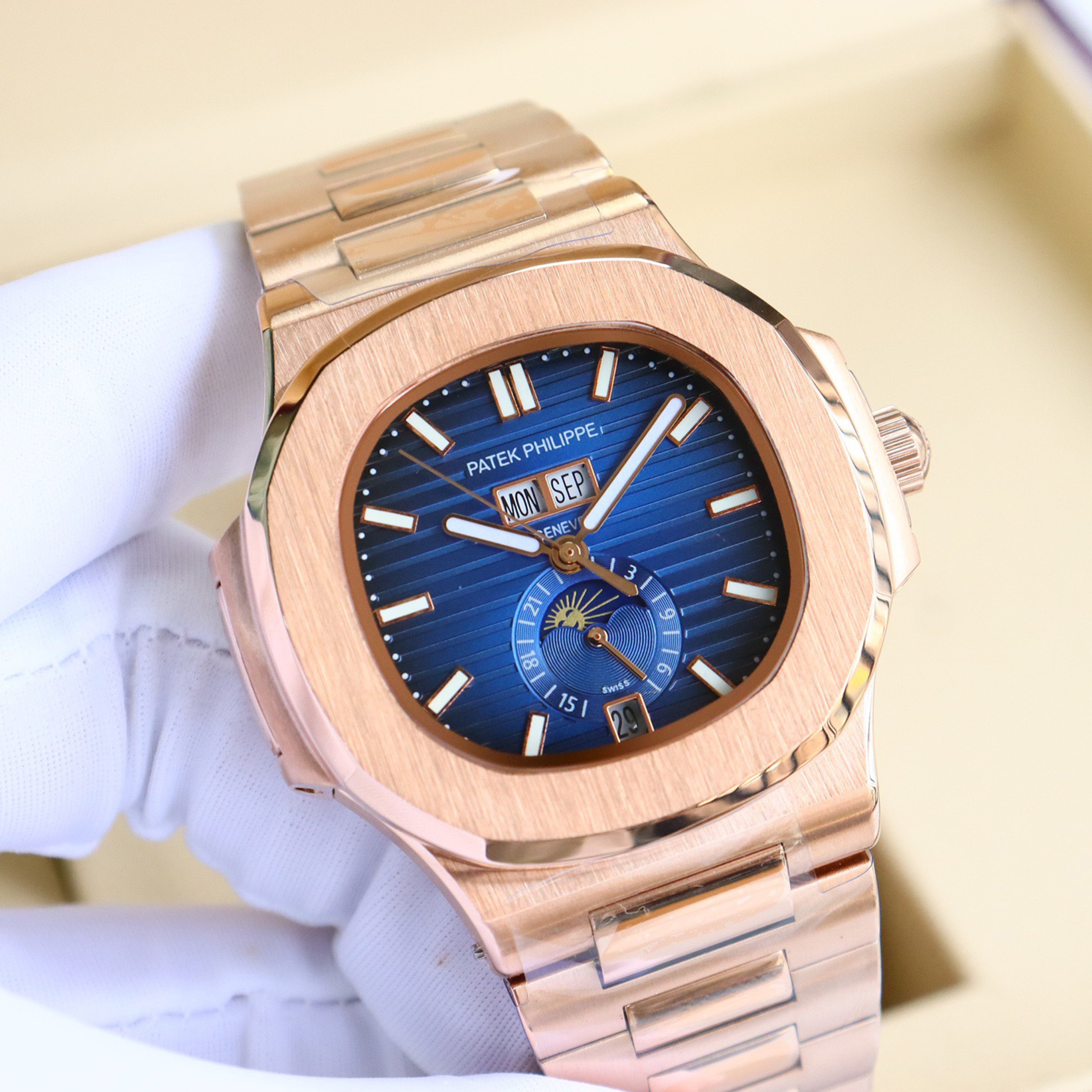 Pat*k Philippe Nautilus Multifunction Watch
