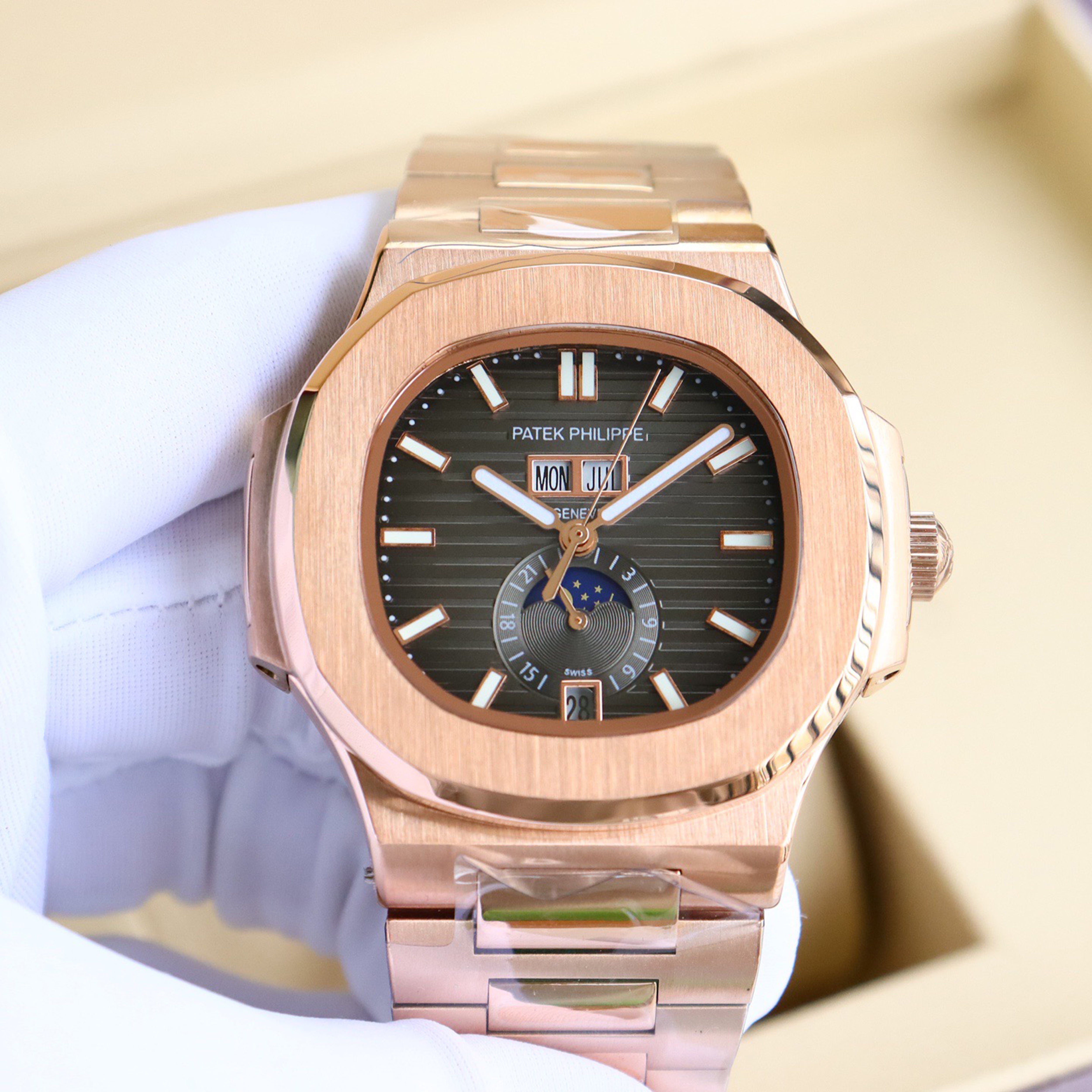 Pat*k Philippe Nautilus Multifunction Watch