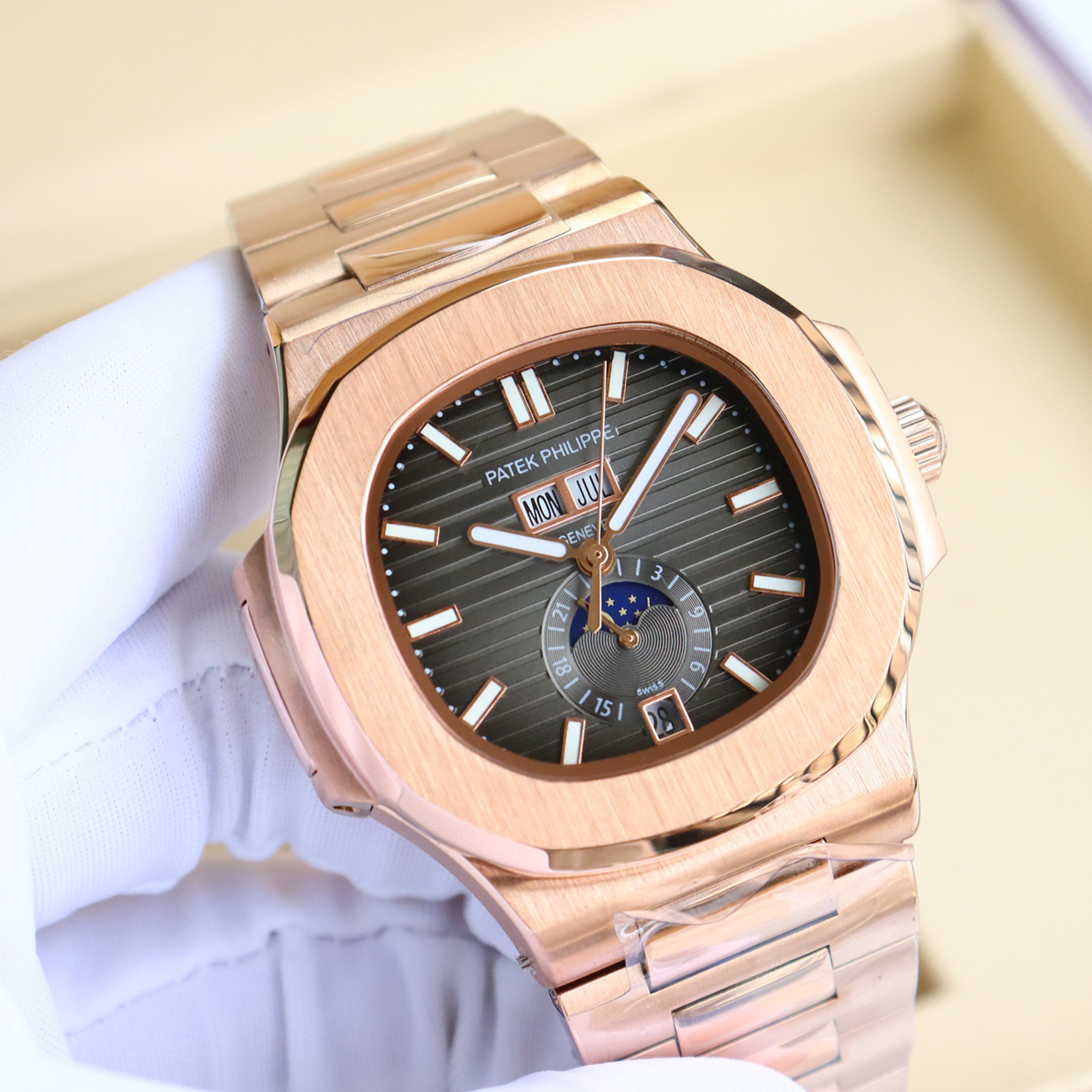 Pat*k Philippe Nautilus Multifunction Watch