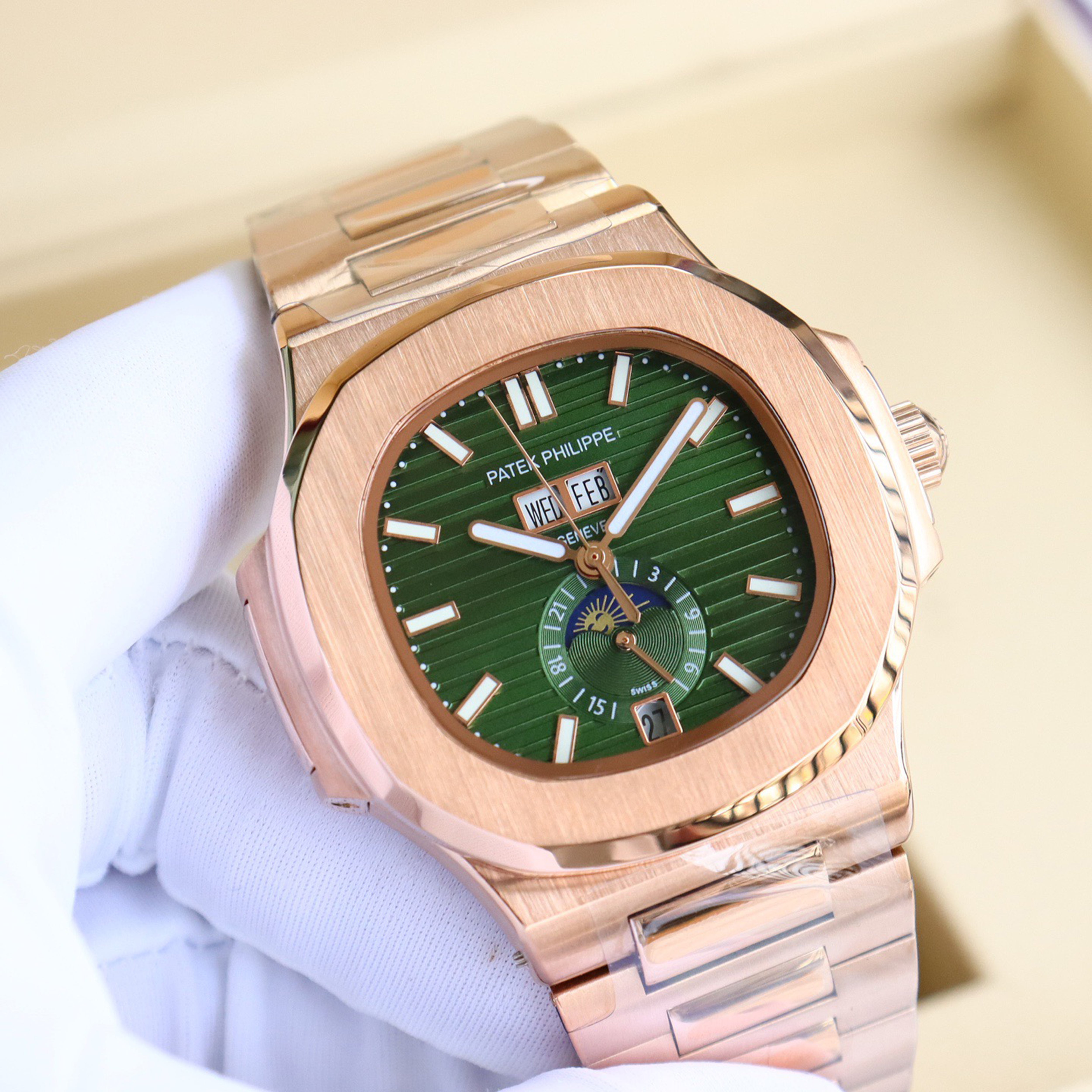 Pat*k Philippe Nautilus Multifunction Watch