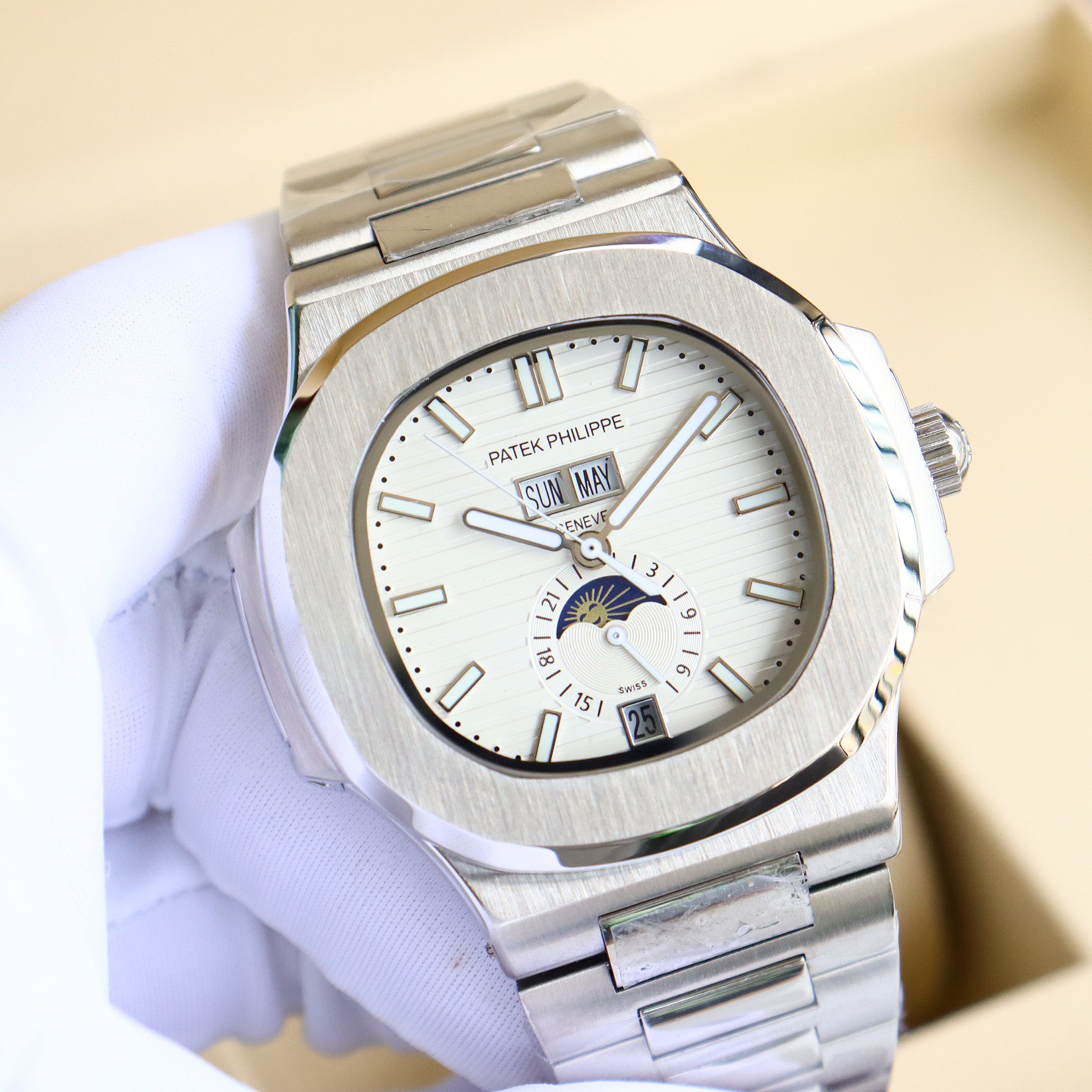 Pat*k Philippe Nautilus Multifunction Watch