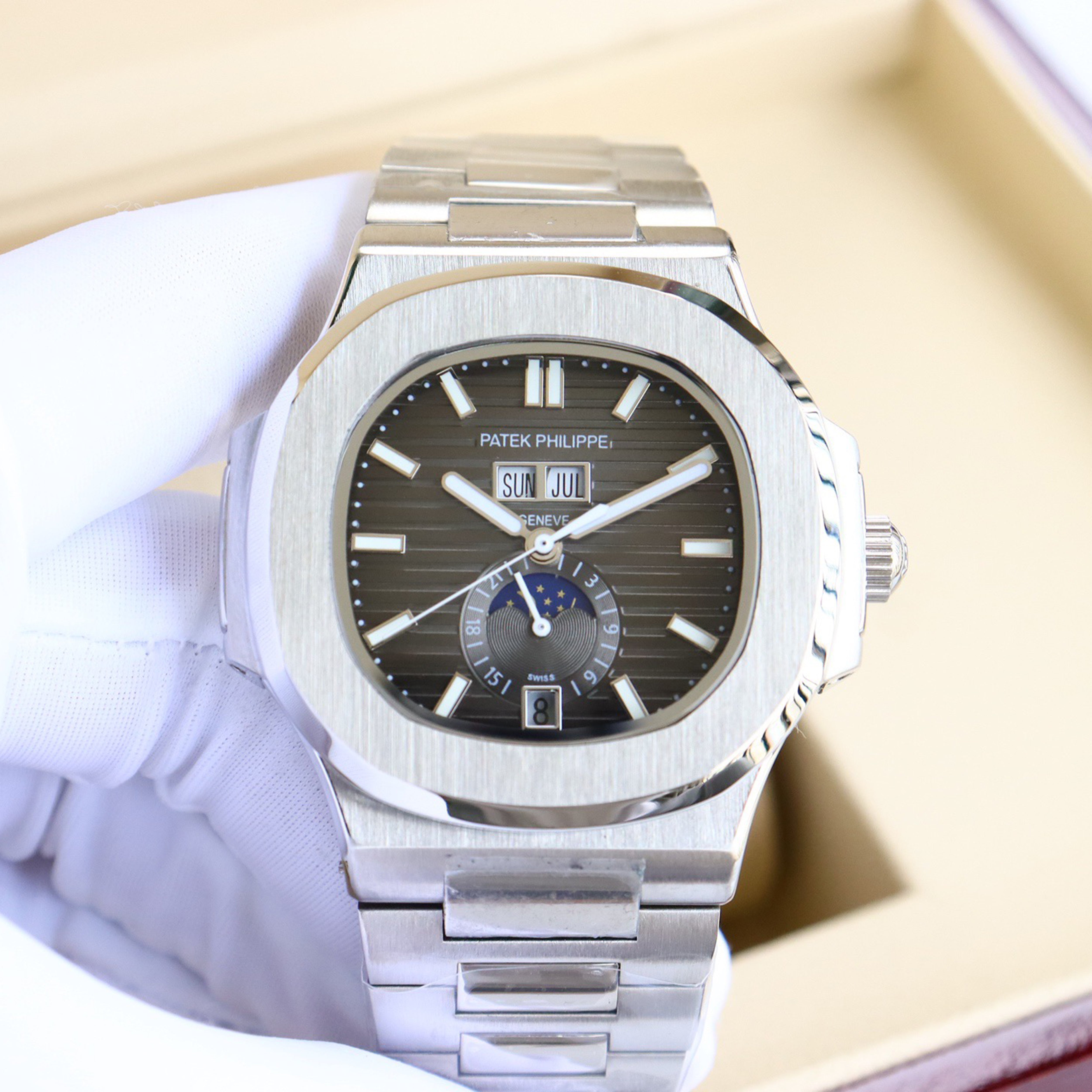 Pat*k Philippe Nautilus Multifunction Watch