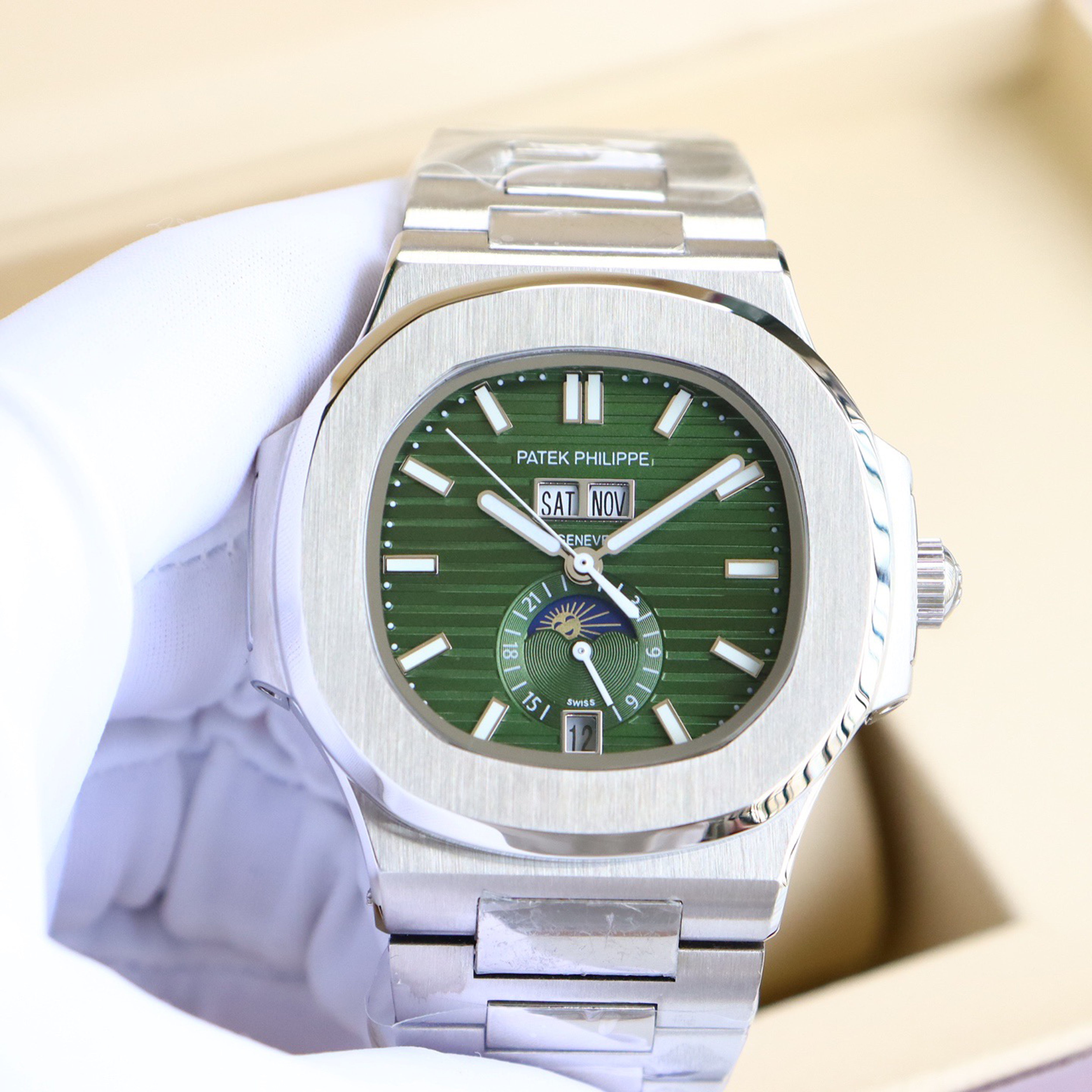 Pat*k Philippe Nautilus Multifunction Watch