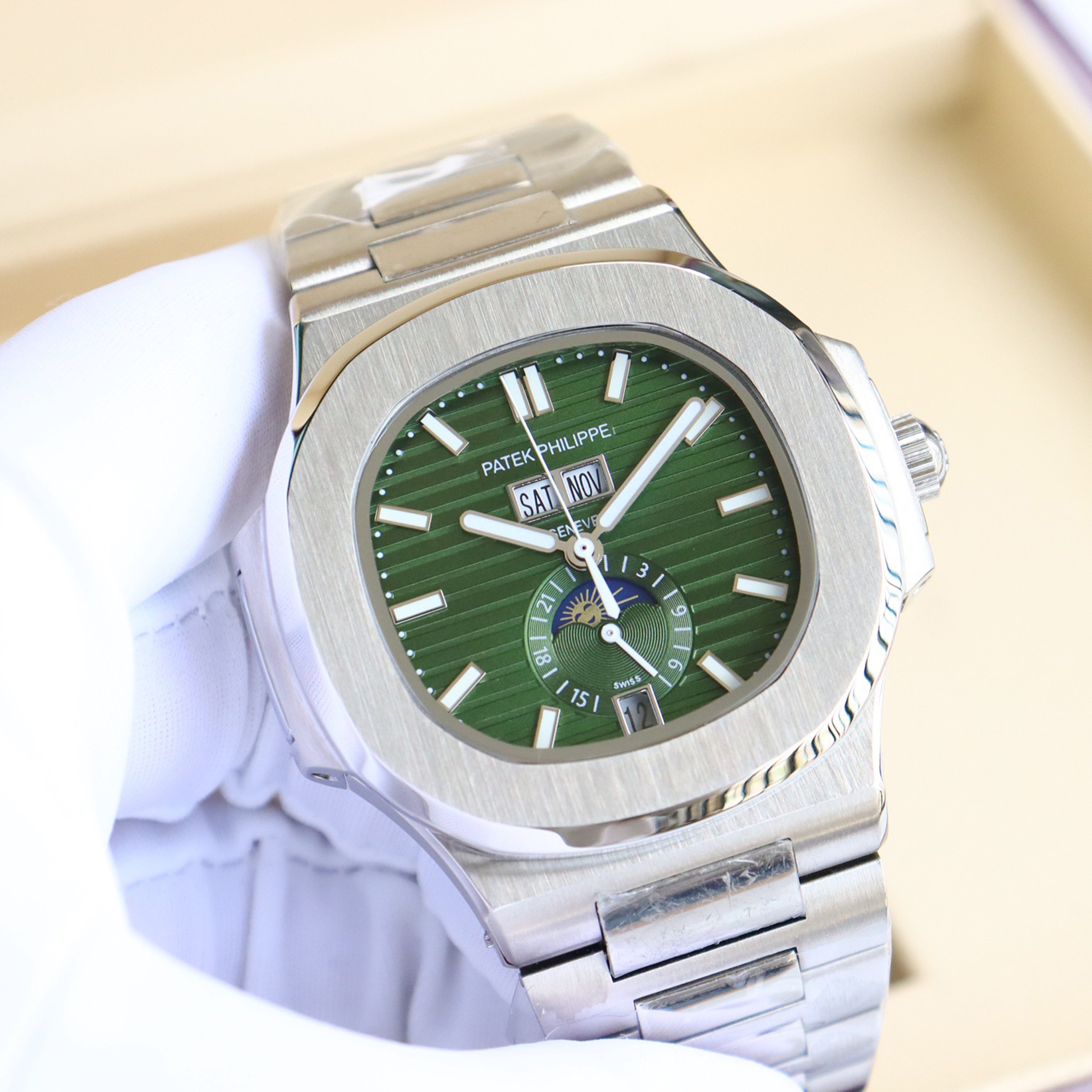 Pat*k Philippe Nautilus Multifunction Watch